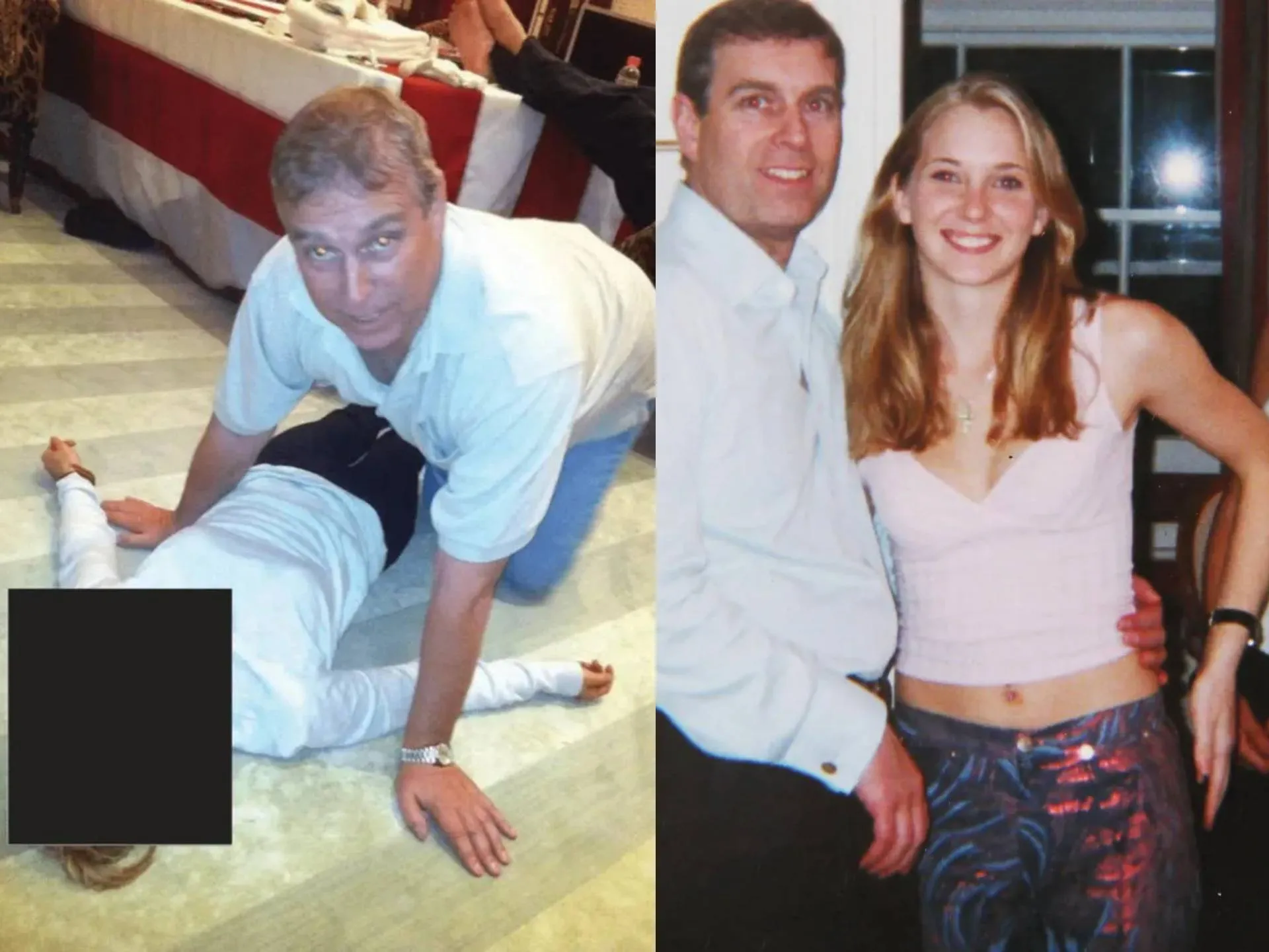 De foto van Andrew en Virginia Giuffre is echt, zegt Maxwell