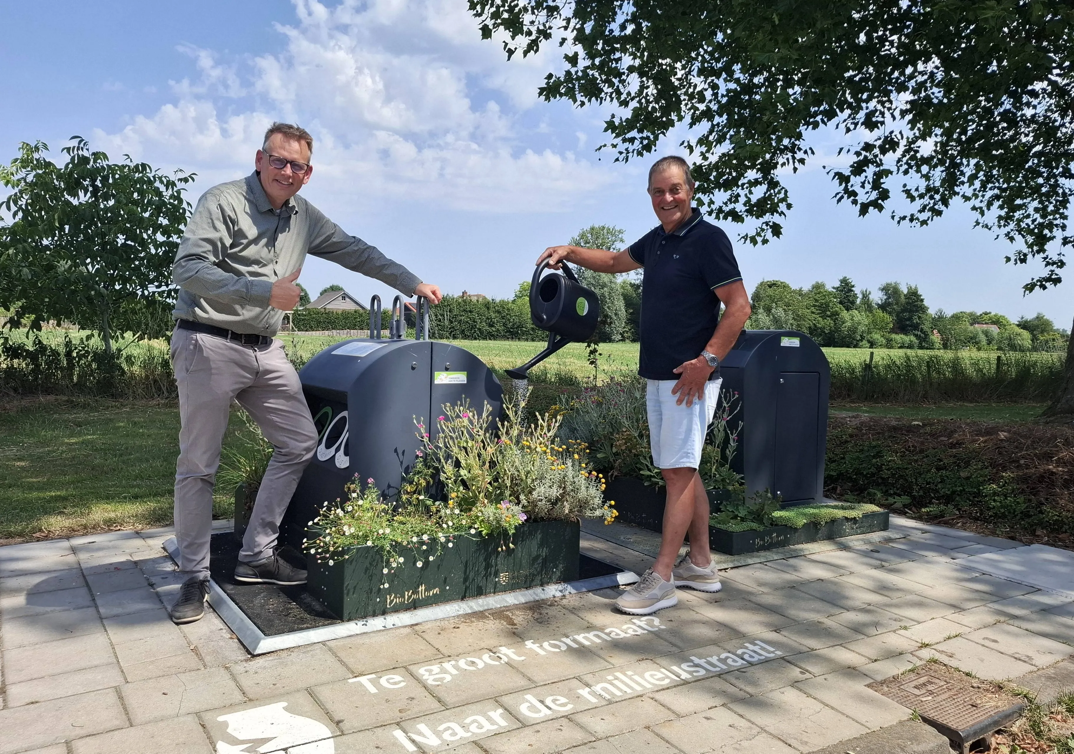 Evert Jan Slootweg met Cor van Summeren