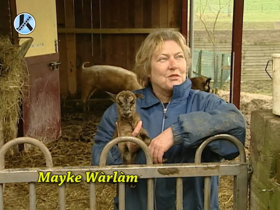 Mayke warlam met geitje