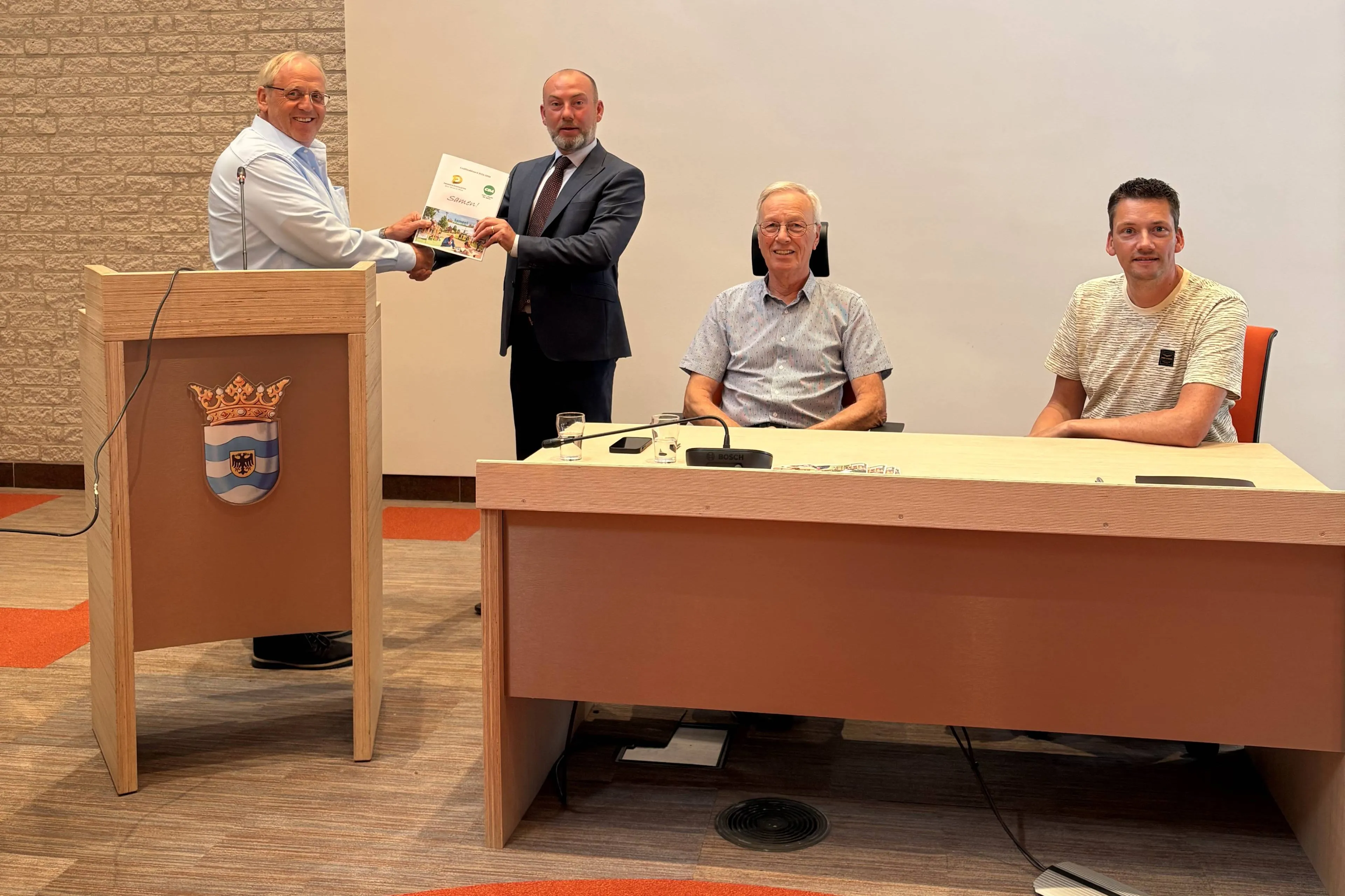 Ondertekening coalitieakkoord