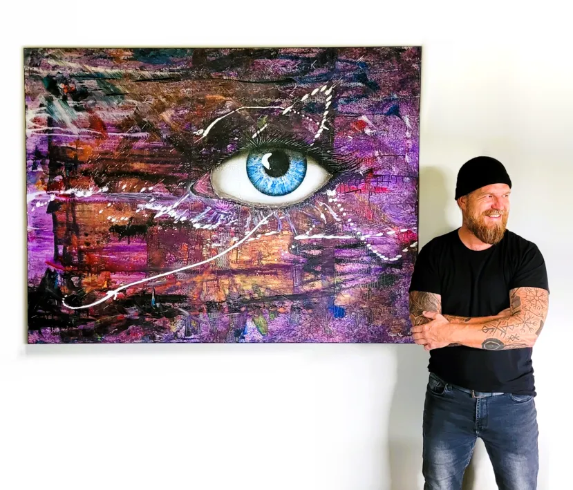 Kunstenaar Willem Vos uit Dieverbrug exposeert in China