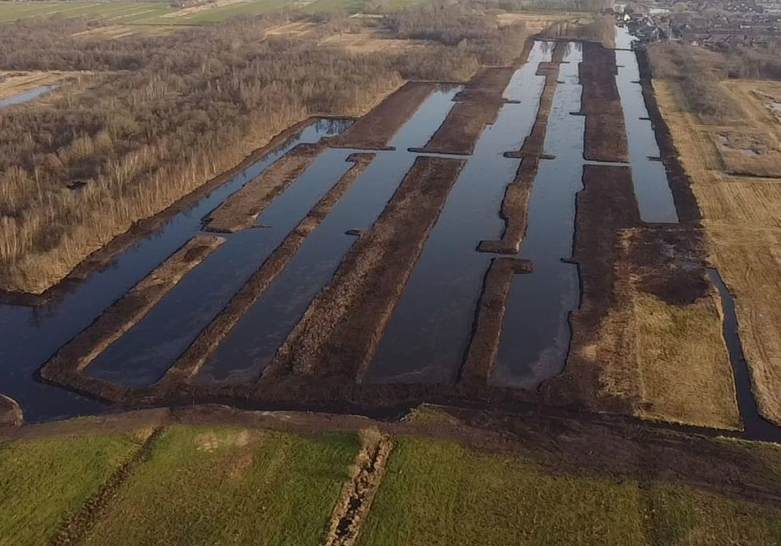Natuurherstel in De Wieden door openmaken oude petgaten