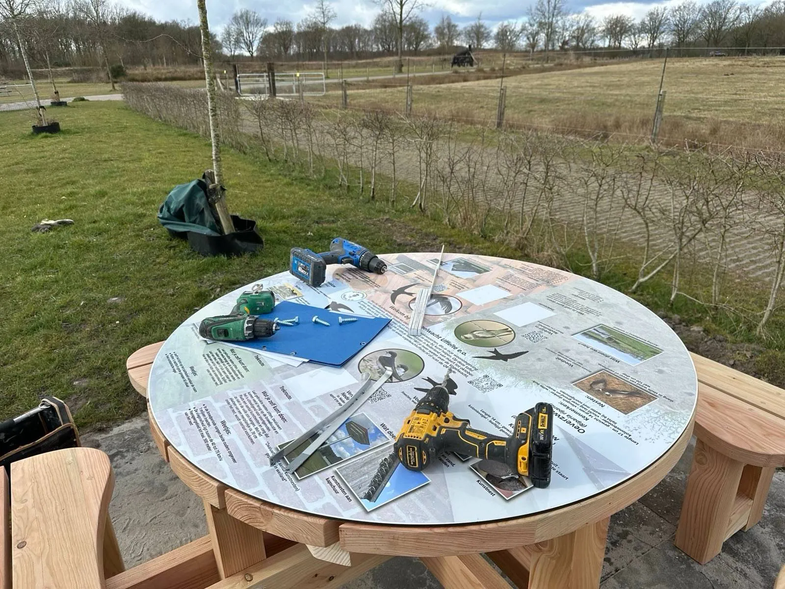 Zwaluwinformatietafel mooie aanwinst voor schaapskooi Holtingerveld