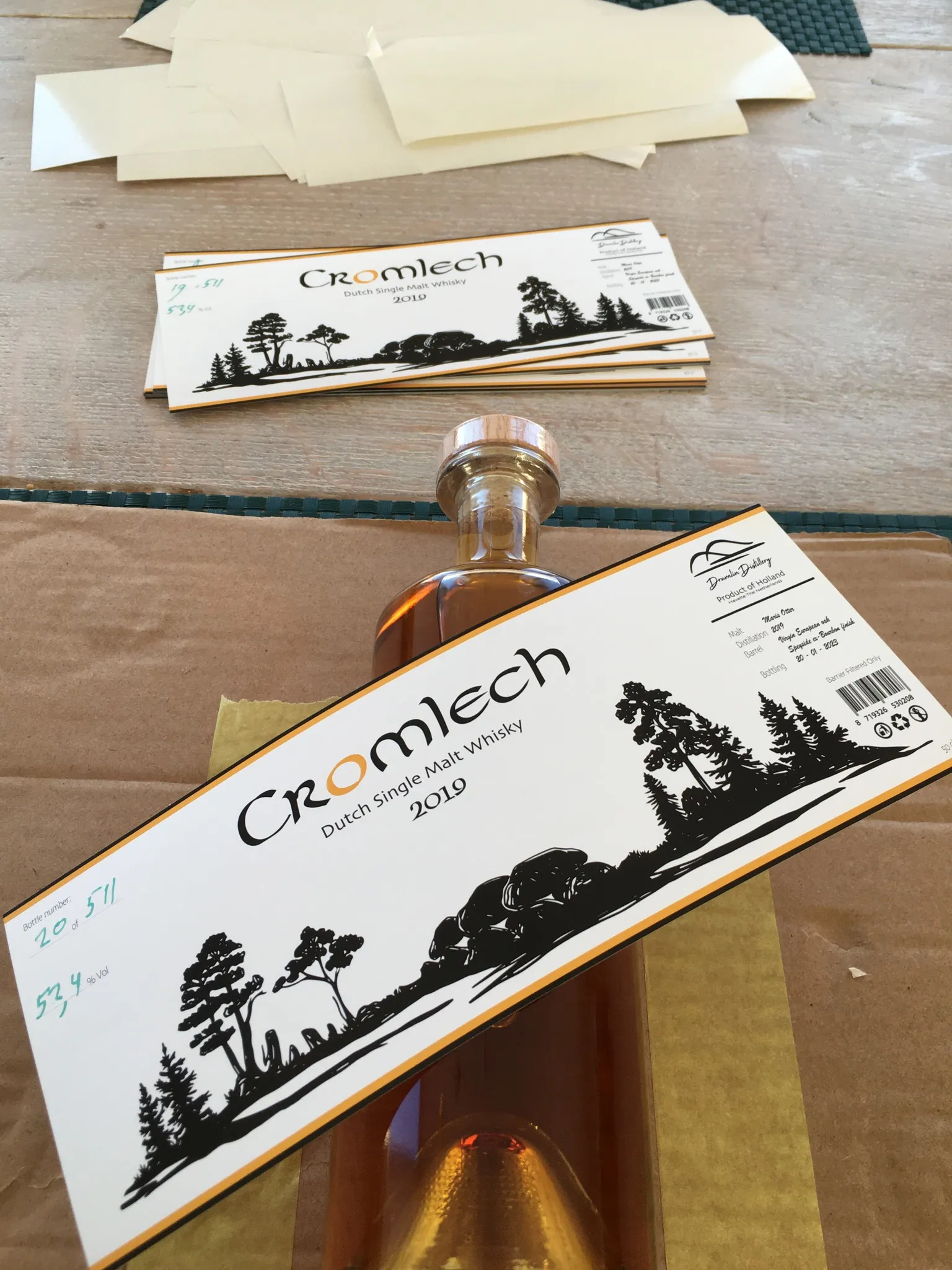 Update - 'Monnikenwerk': Cromlech Dutch Single malt 2019 ambachtelijk gelabeld