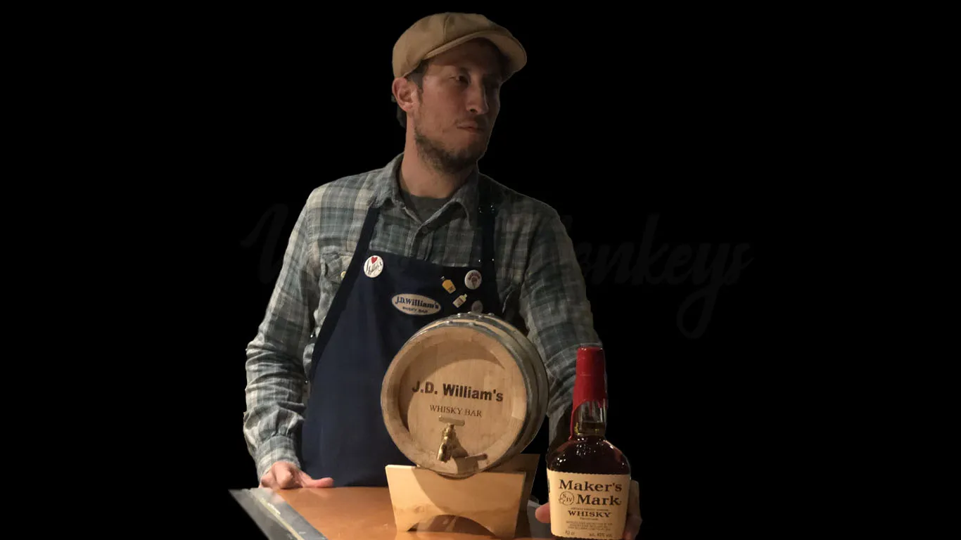 Daniel van J.D. William’s Whisky Bar in Amsterdam schenkt whisky's én whiskycocktails