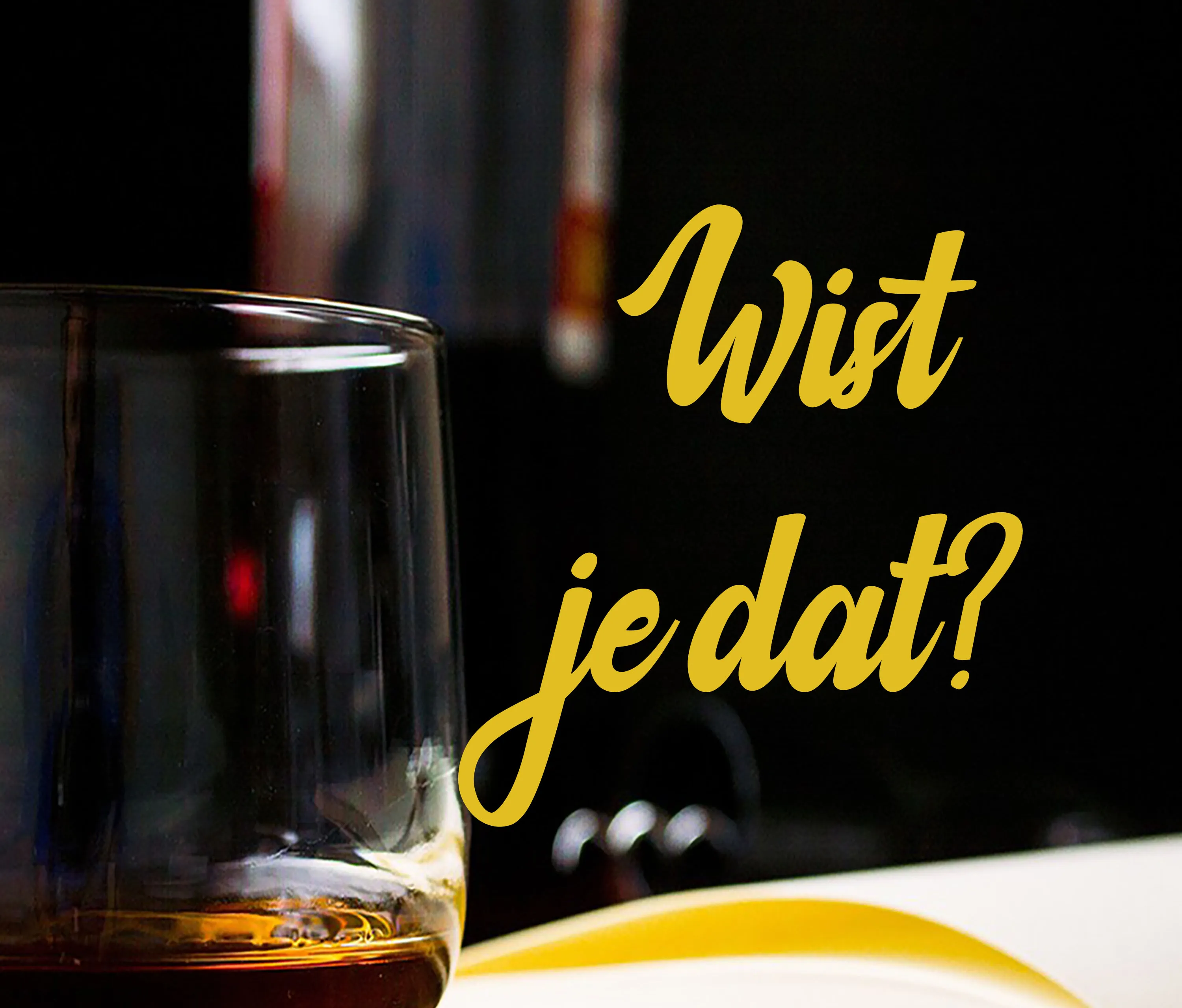 Wist je dat de kleinste whiskyopslag ter wereld slechts drie vaten whisky bevat?