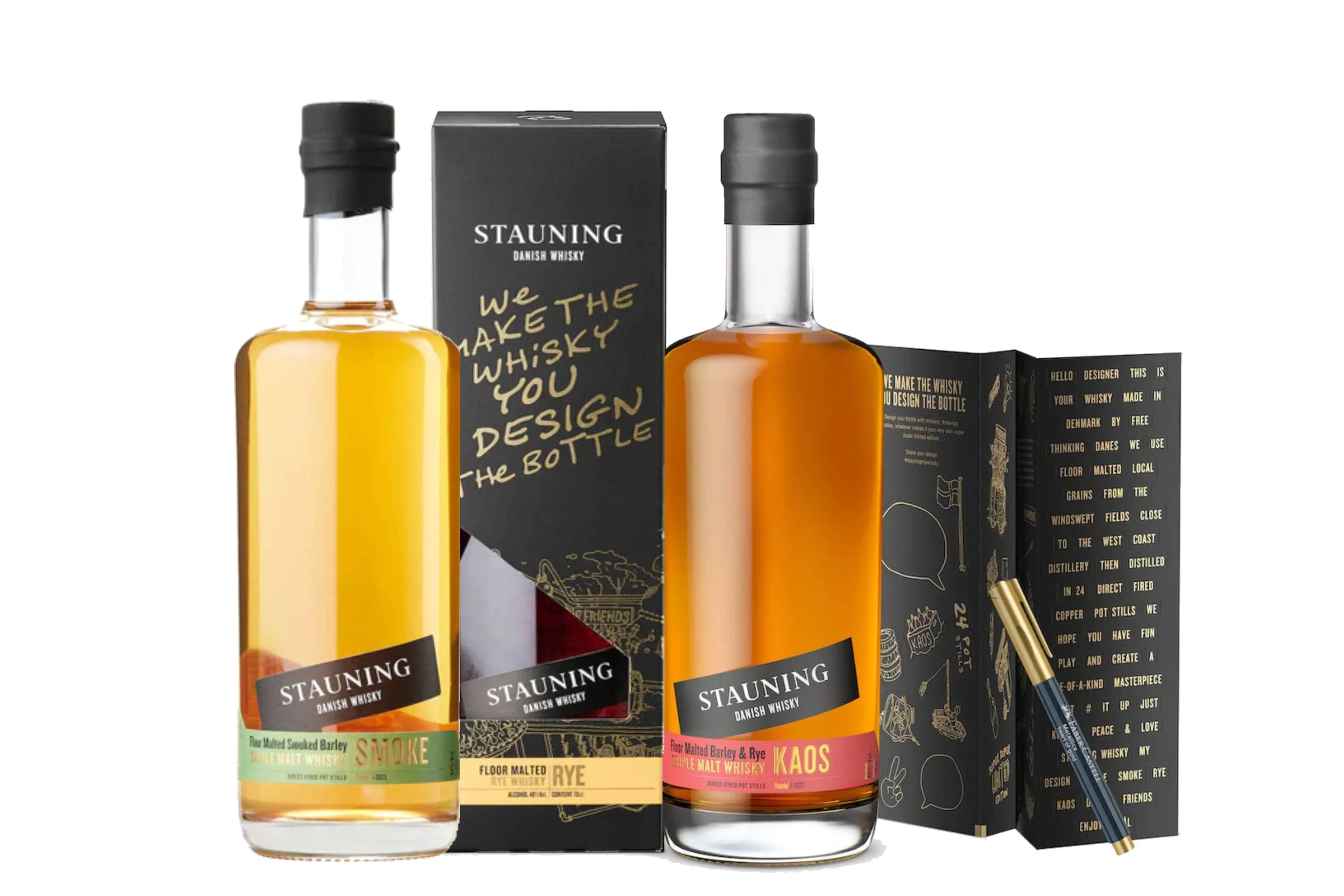 Stauning maakt noodgedwongen een unieke whiskyset