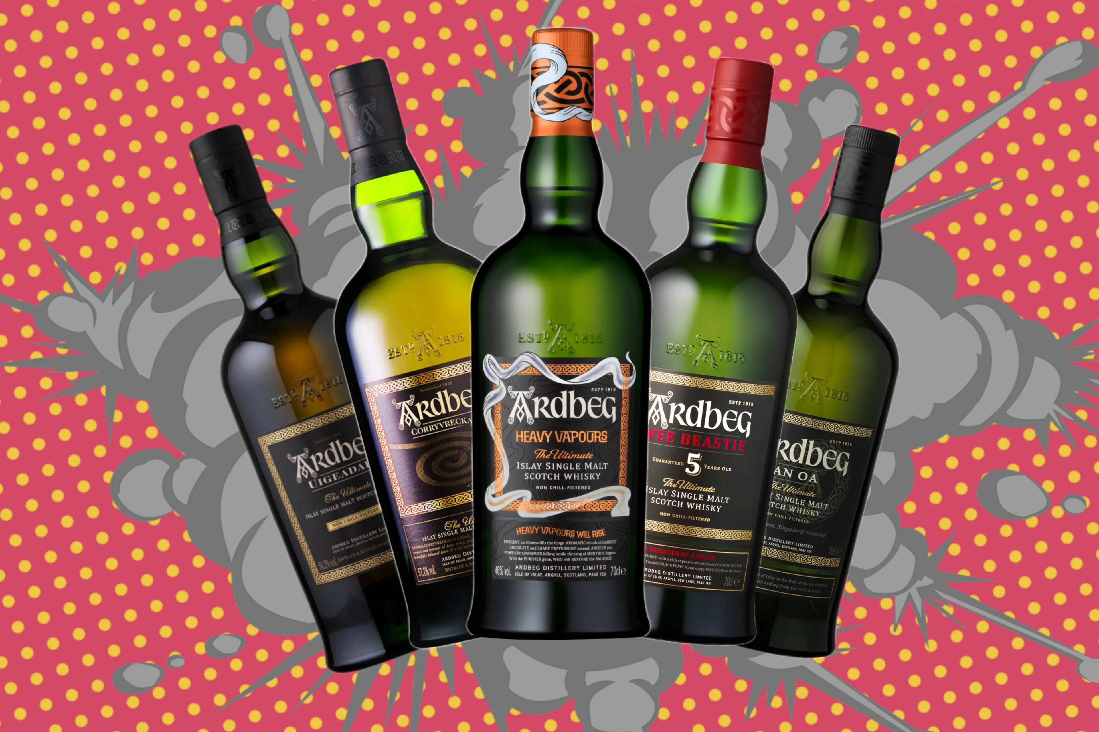 De top 5 beste Ardbeg whisky’s die te koop zijn
