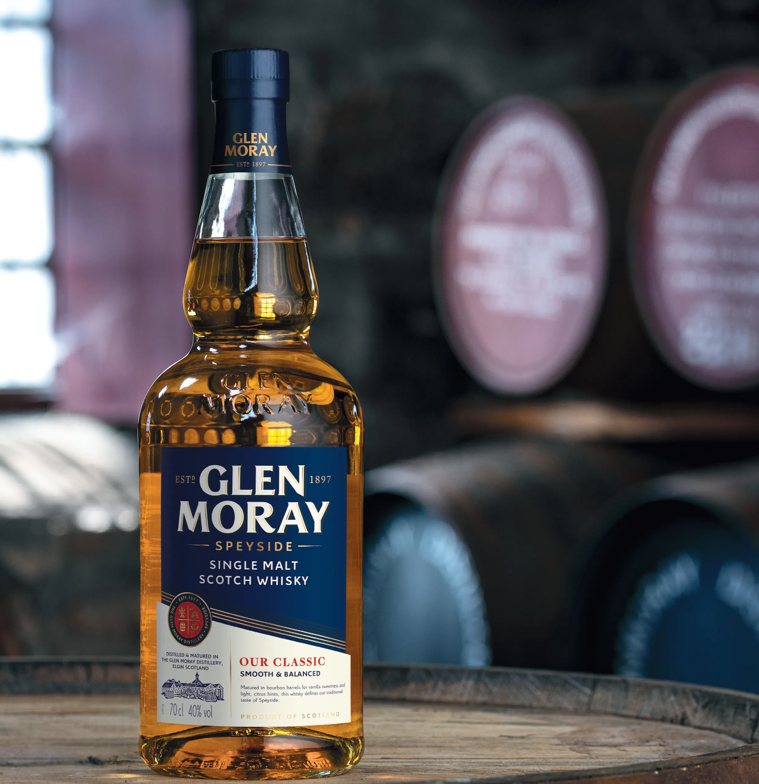 Glen Moray whisky krijgt nieuwe verpakking