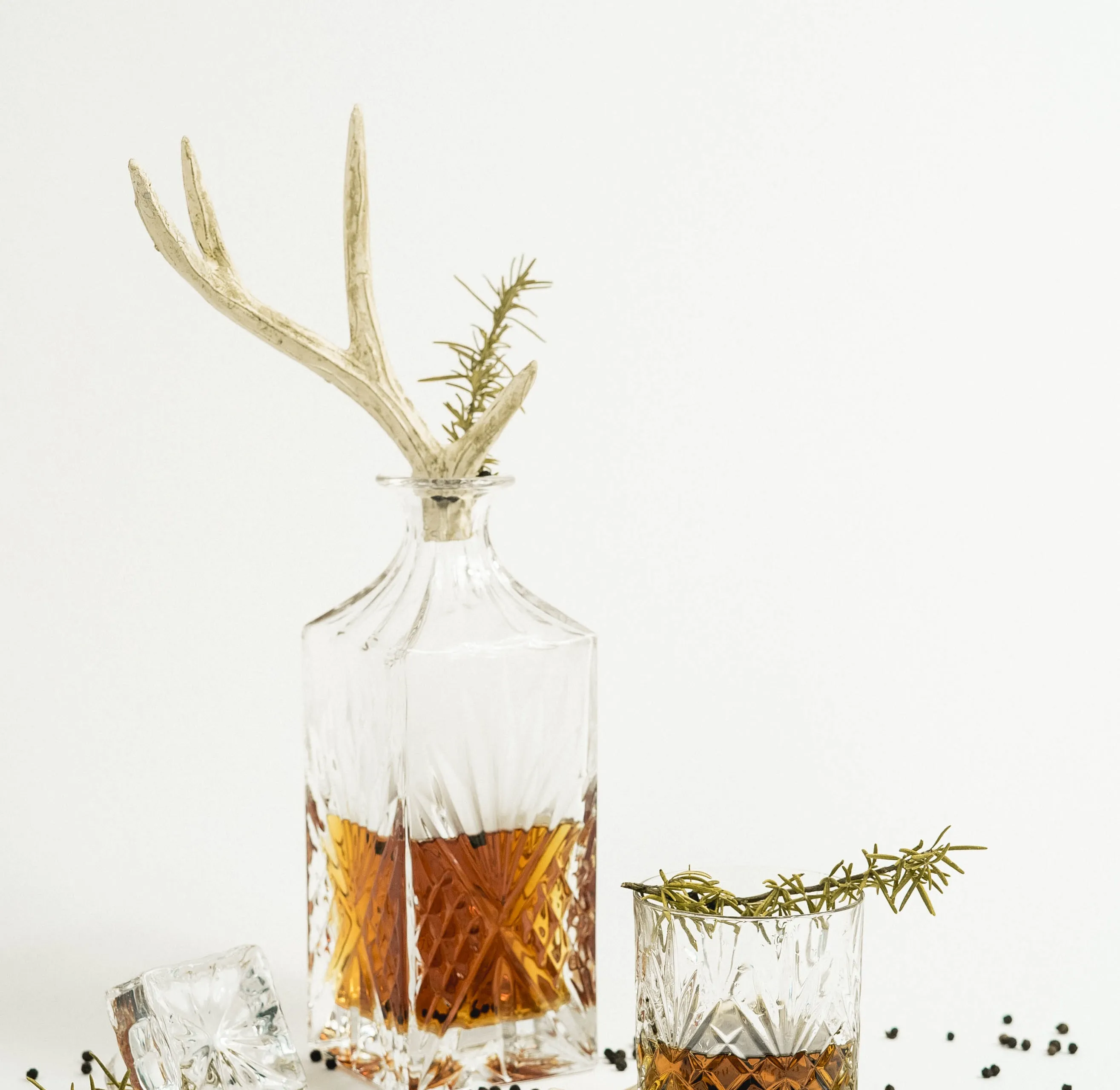Aparte whisky karaf in de aanbieding gespot