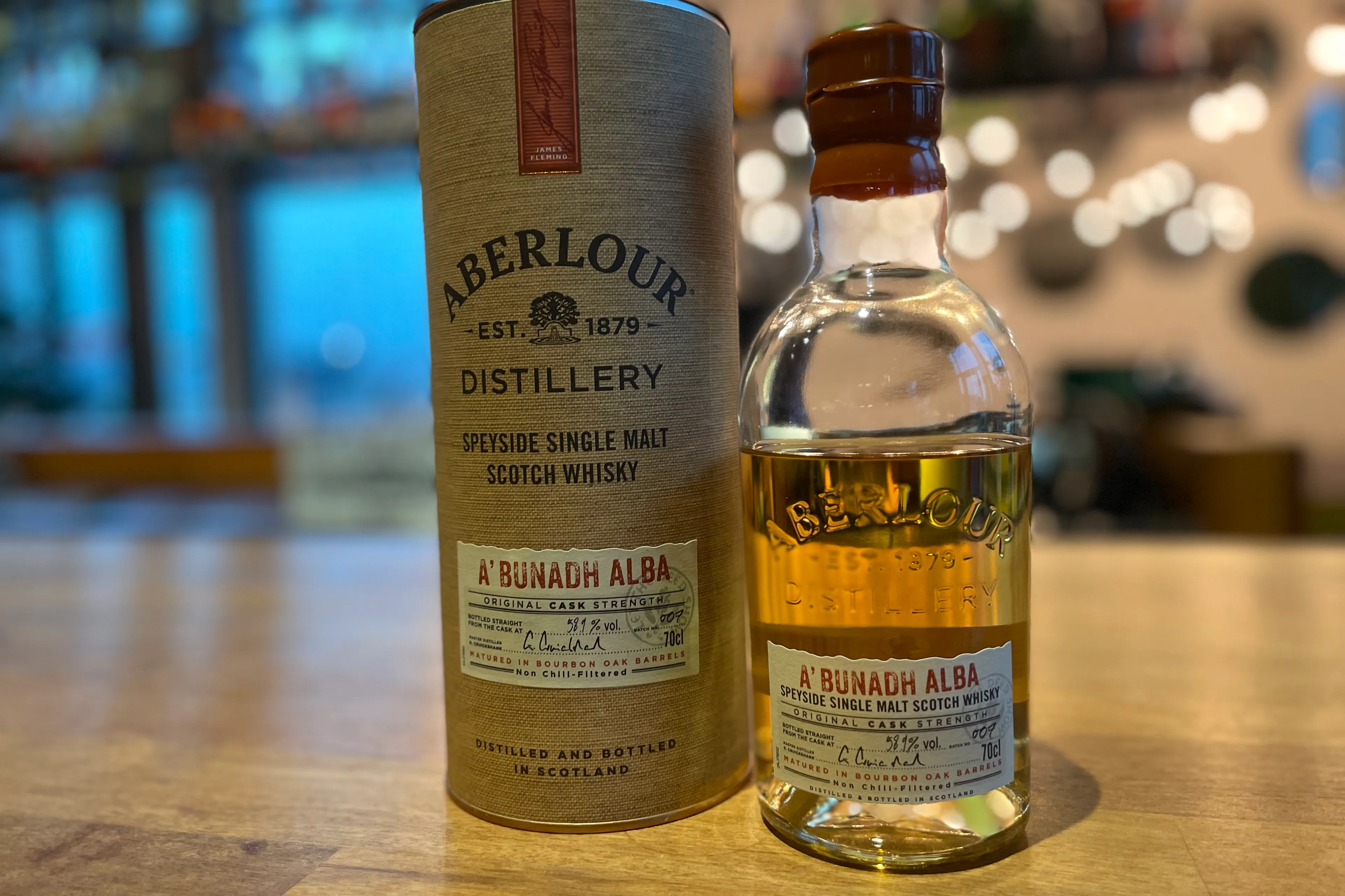 De verrassing van de avond: Aberlour A'Bunadh Alba
