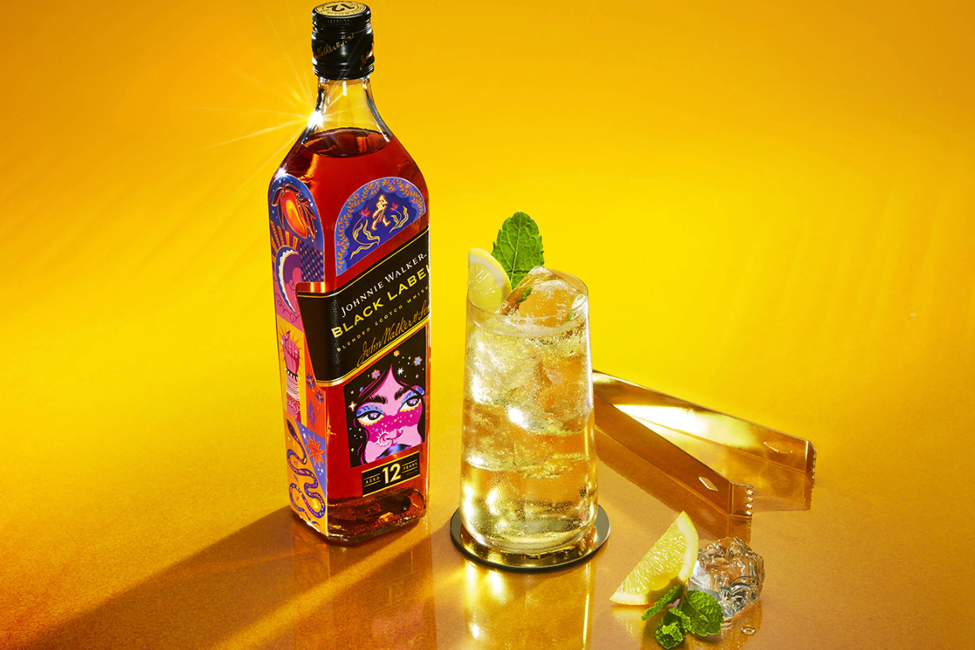 Johnnie Walker onthult limited edition Black Label for Bold Steps whisky