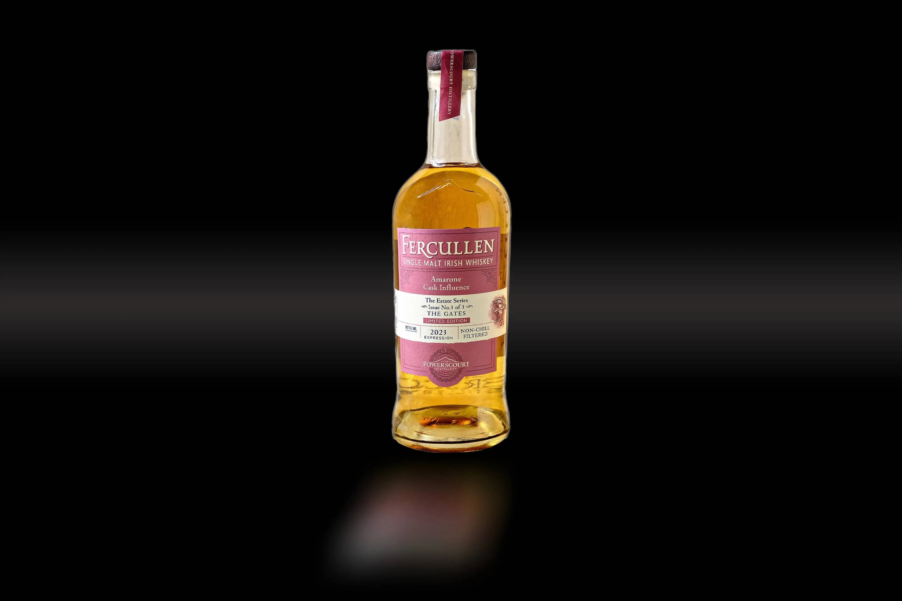 Powerscourt Distillery sluit Fercullen The Estate series af met Amarone whiskey