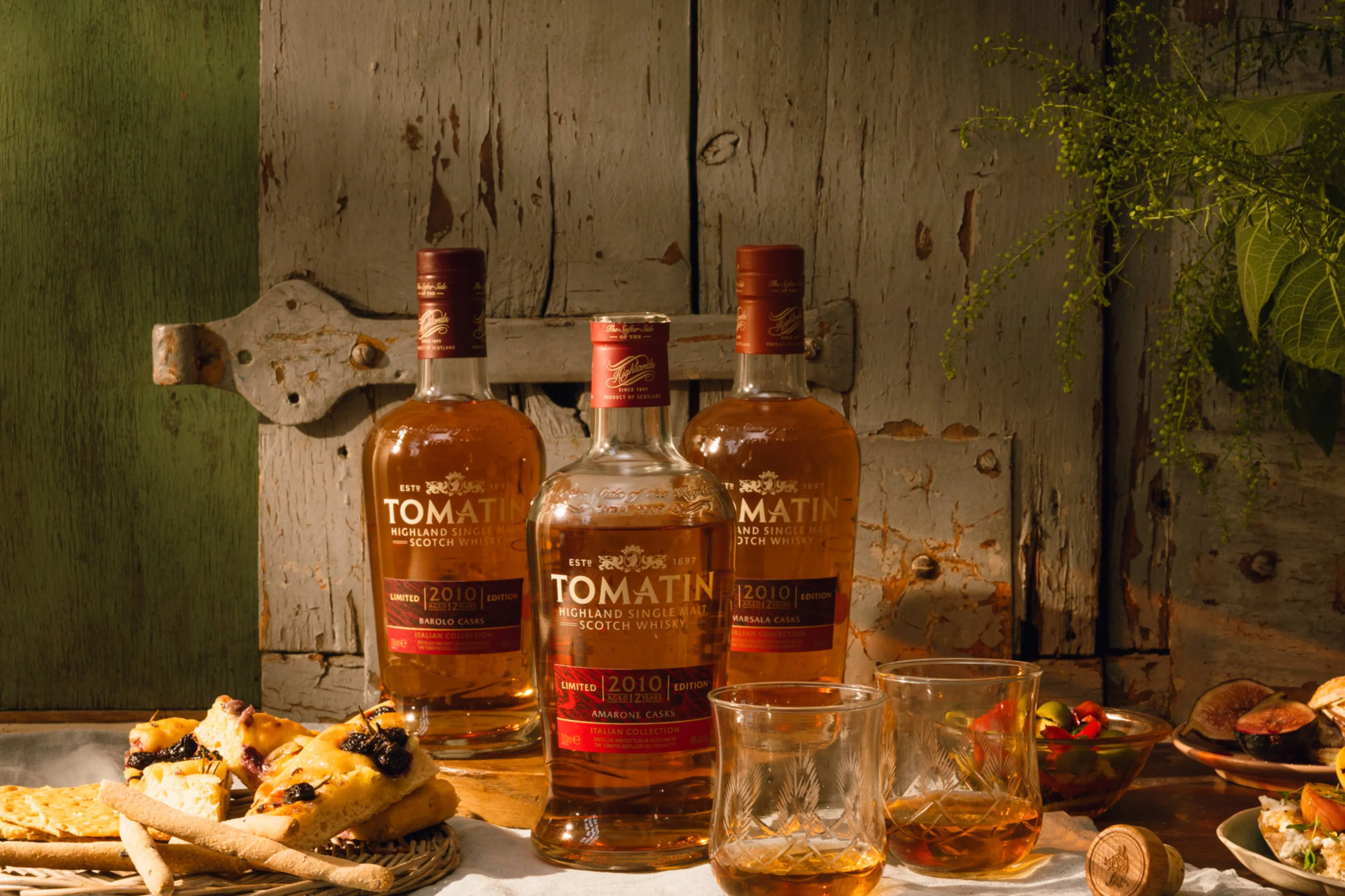 Tomatin whisky vangt essentie van Italië in nieuw whisky trio