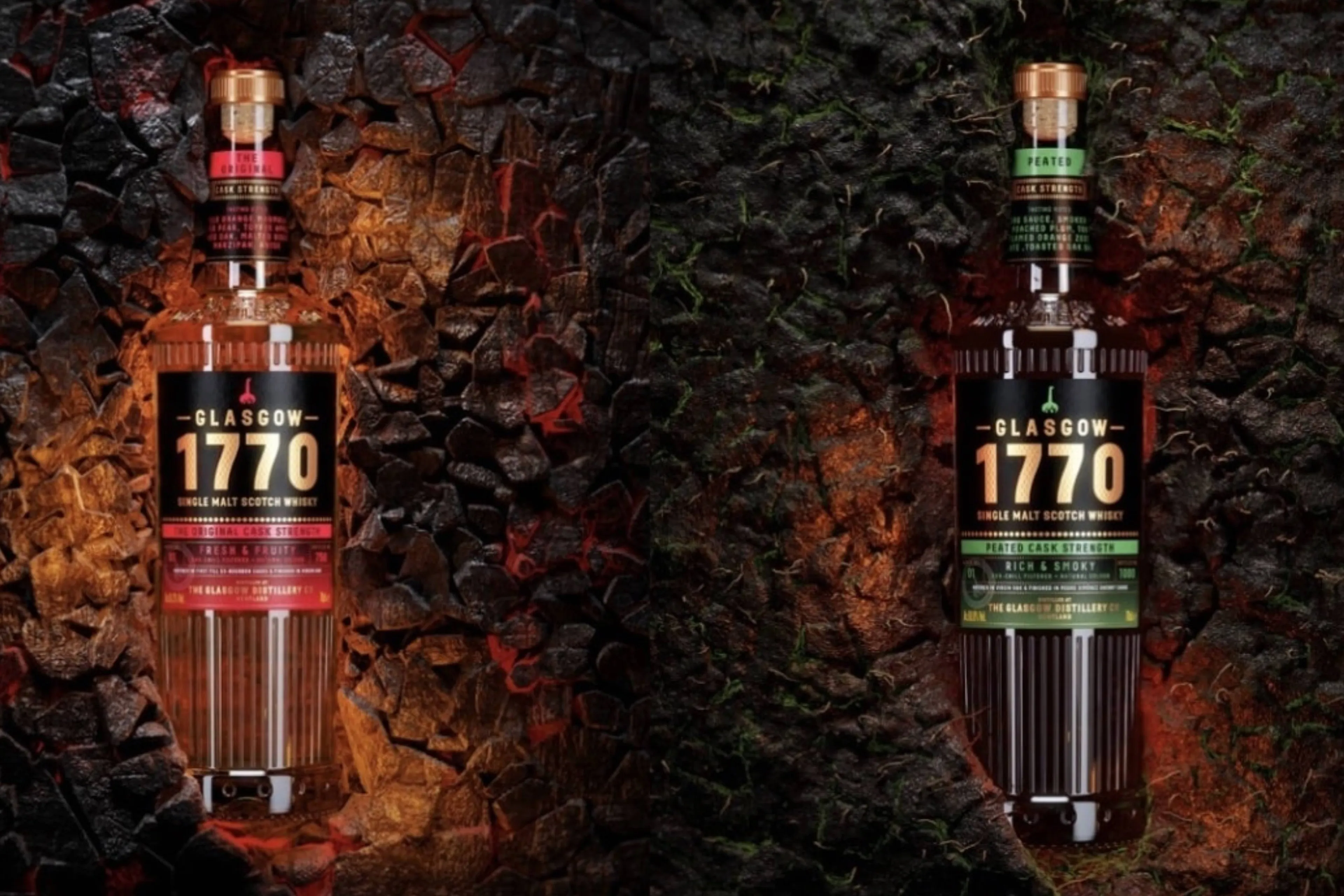 Dit zijn de eerste cask strength whisky's van Glasgow 1770