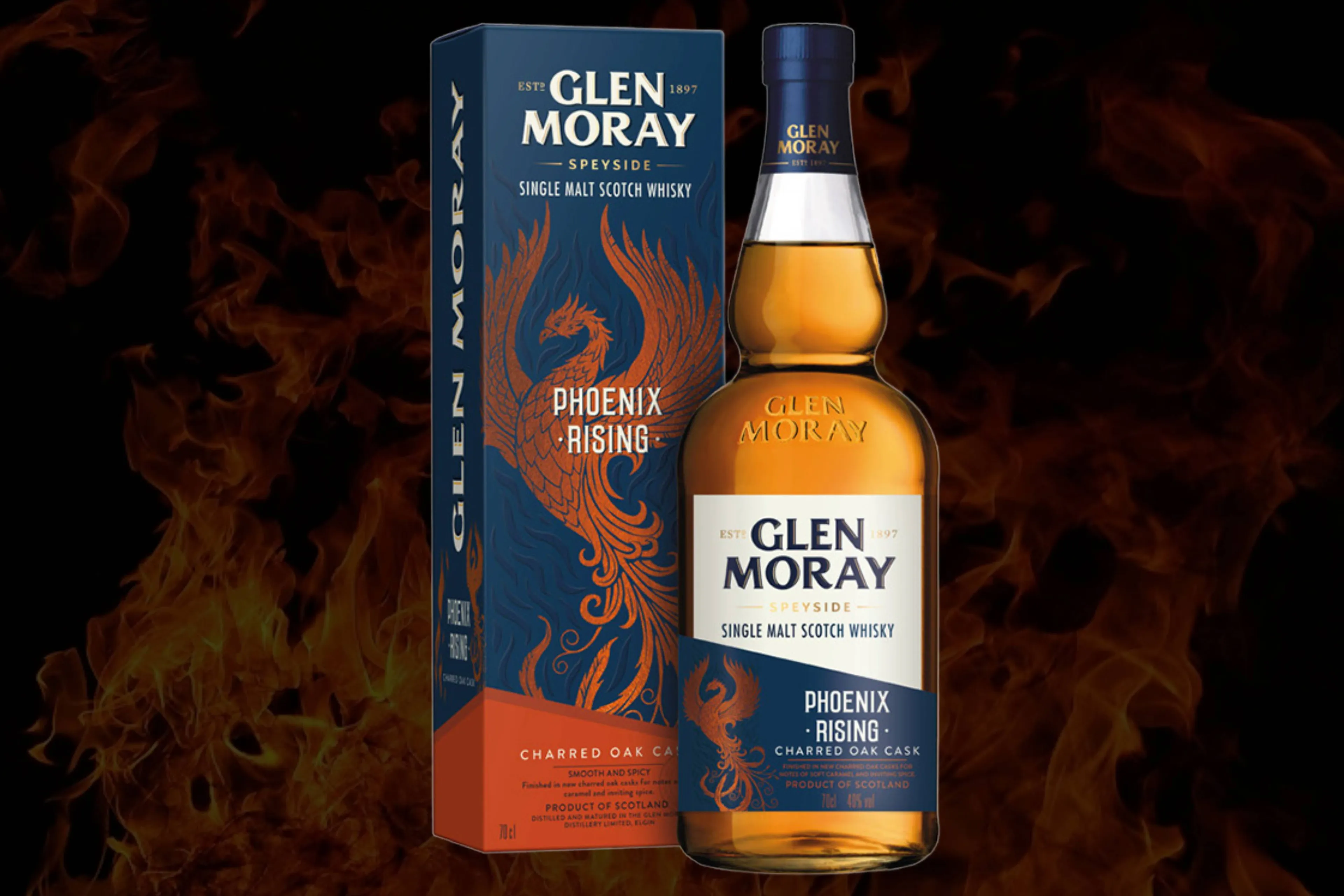 Nieuwe Glen Moray whisky is een verkoold ‘eerbetoon aan een feniks'