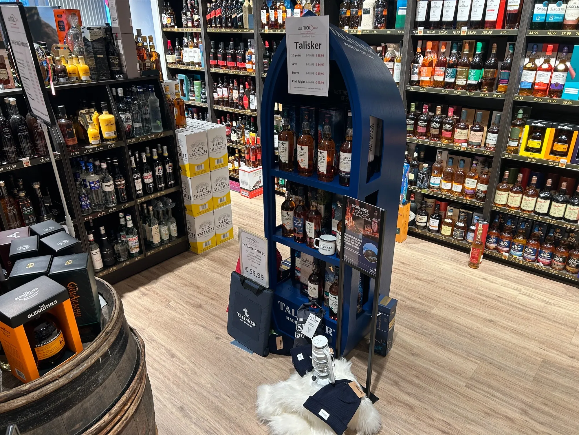 Deze Talisker aanbieding zorgt voor een goed gevulde kerstboom