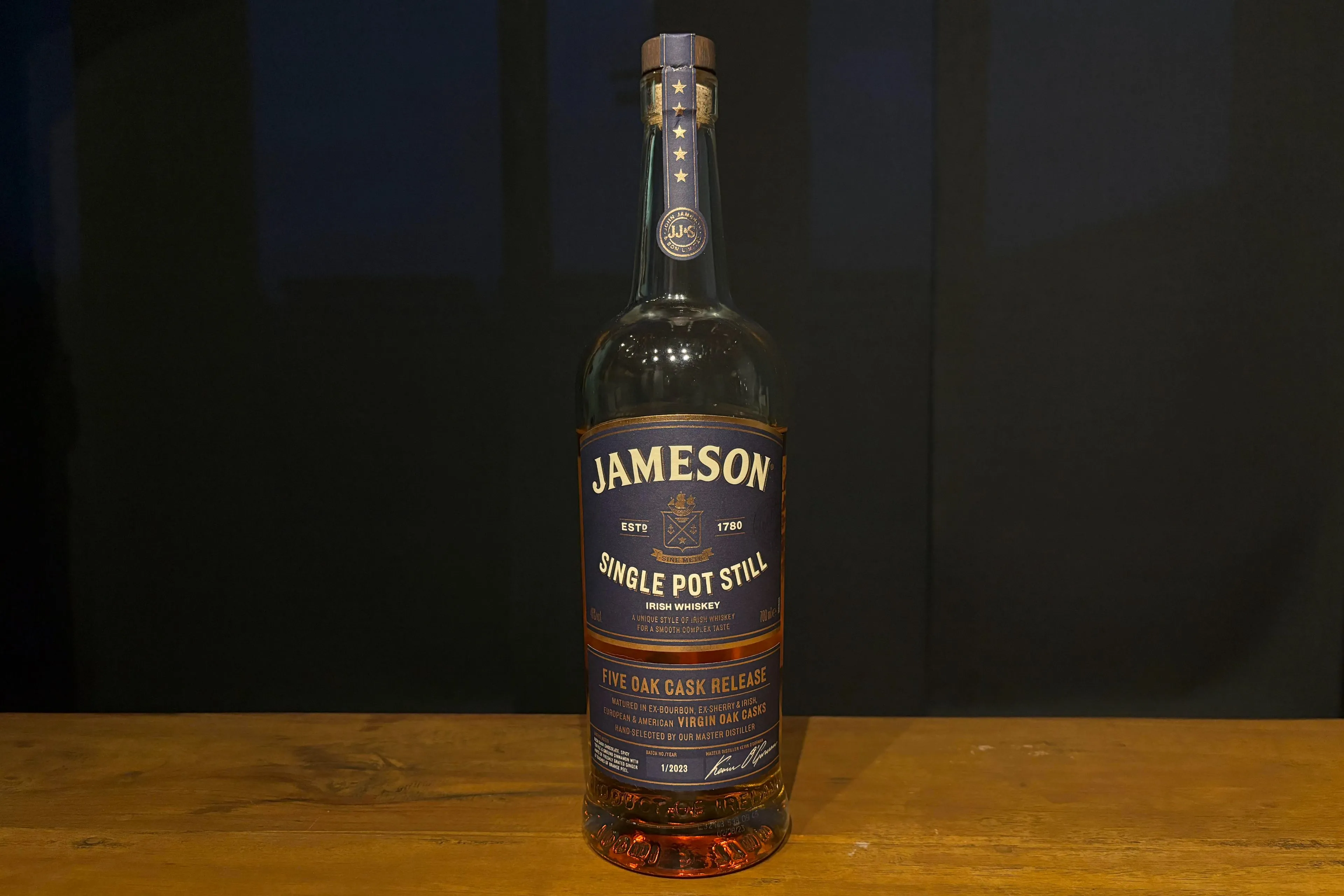 Jameson Single Pot Still Five Oak Cask Whiskey Review