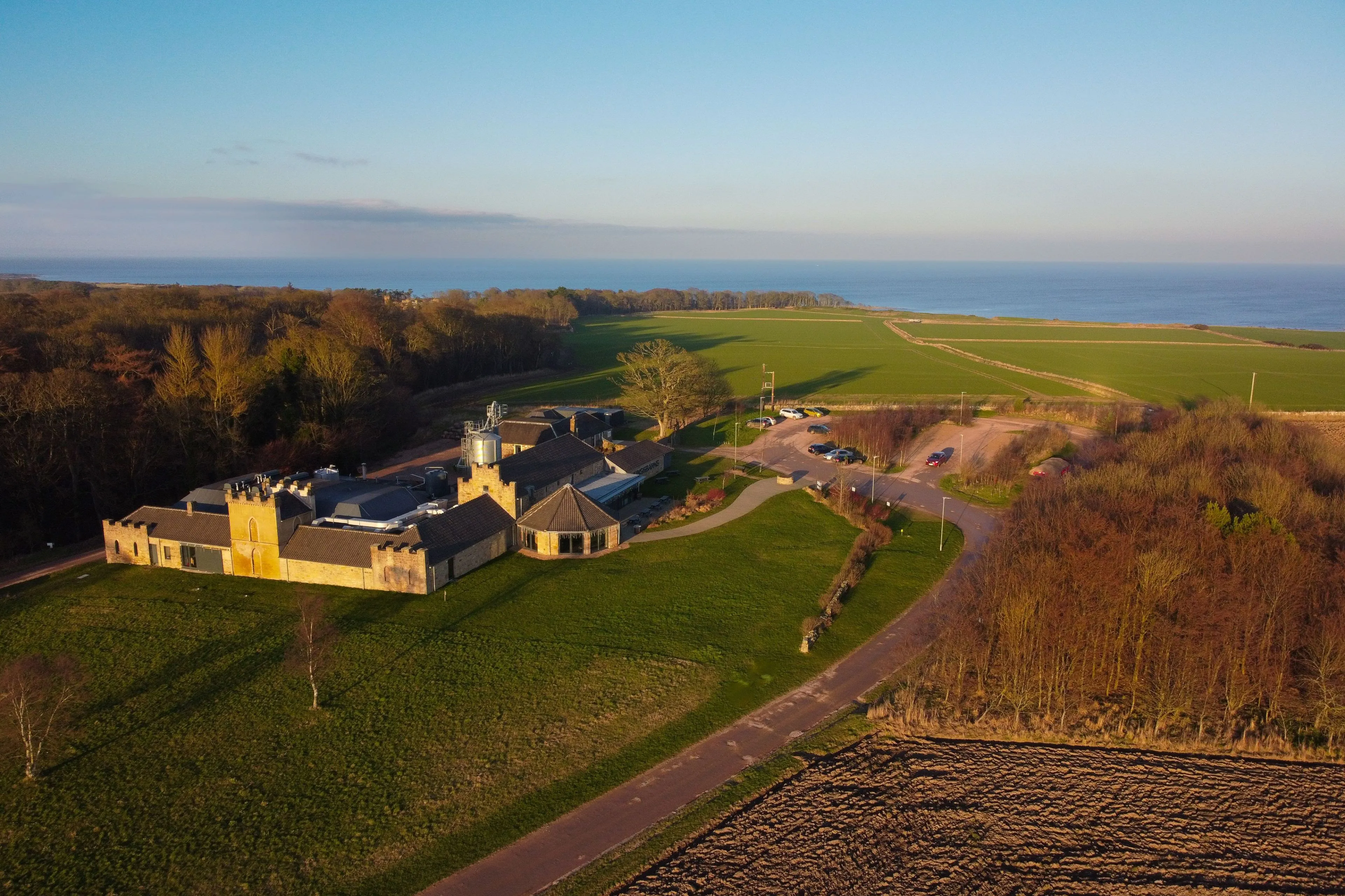 kingsbarns from air