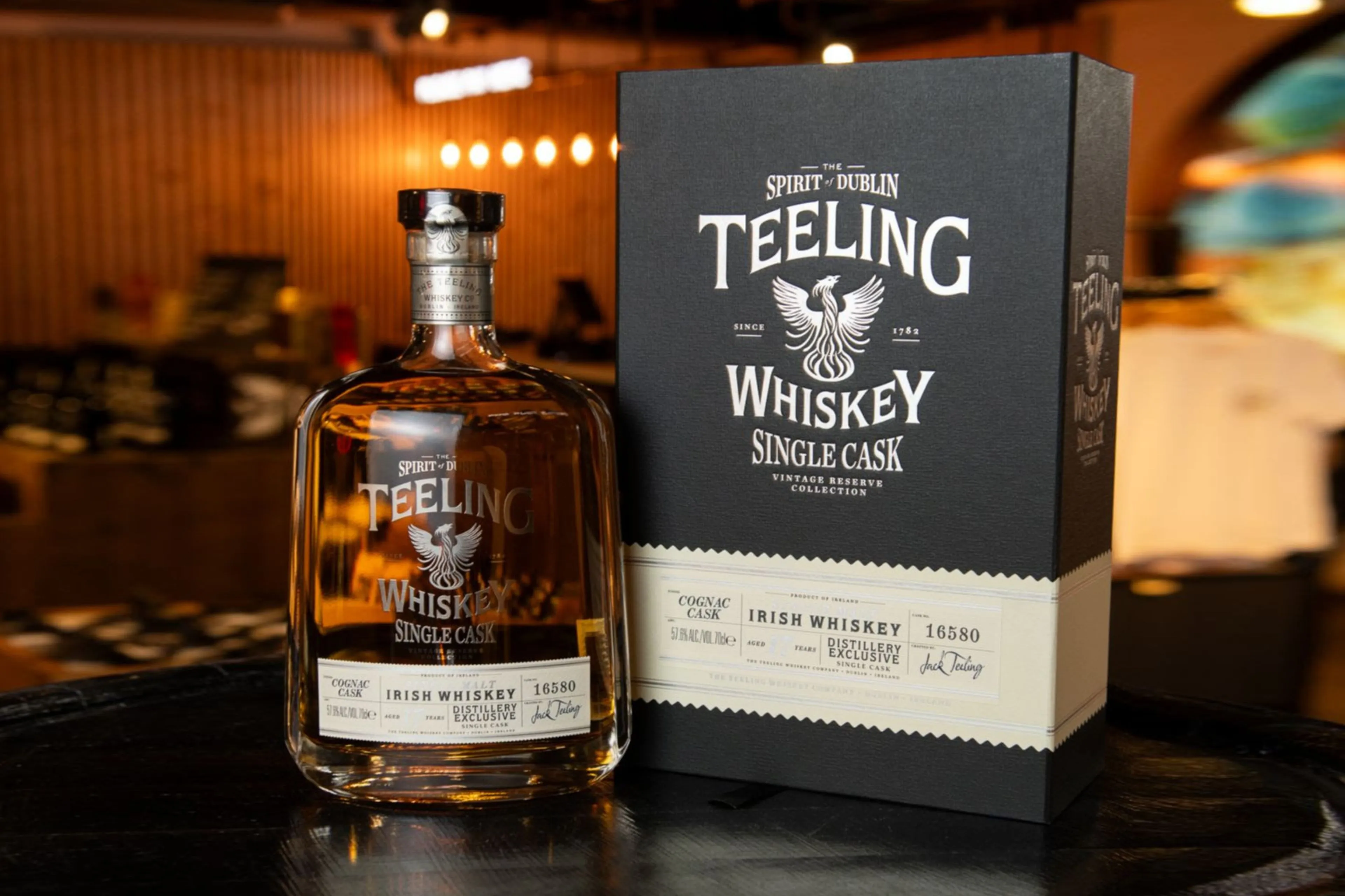 teeling whiskey distillery exclusive single cask 17yr cognac
