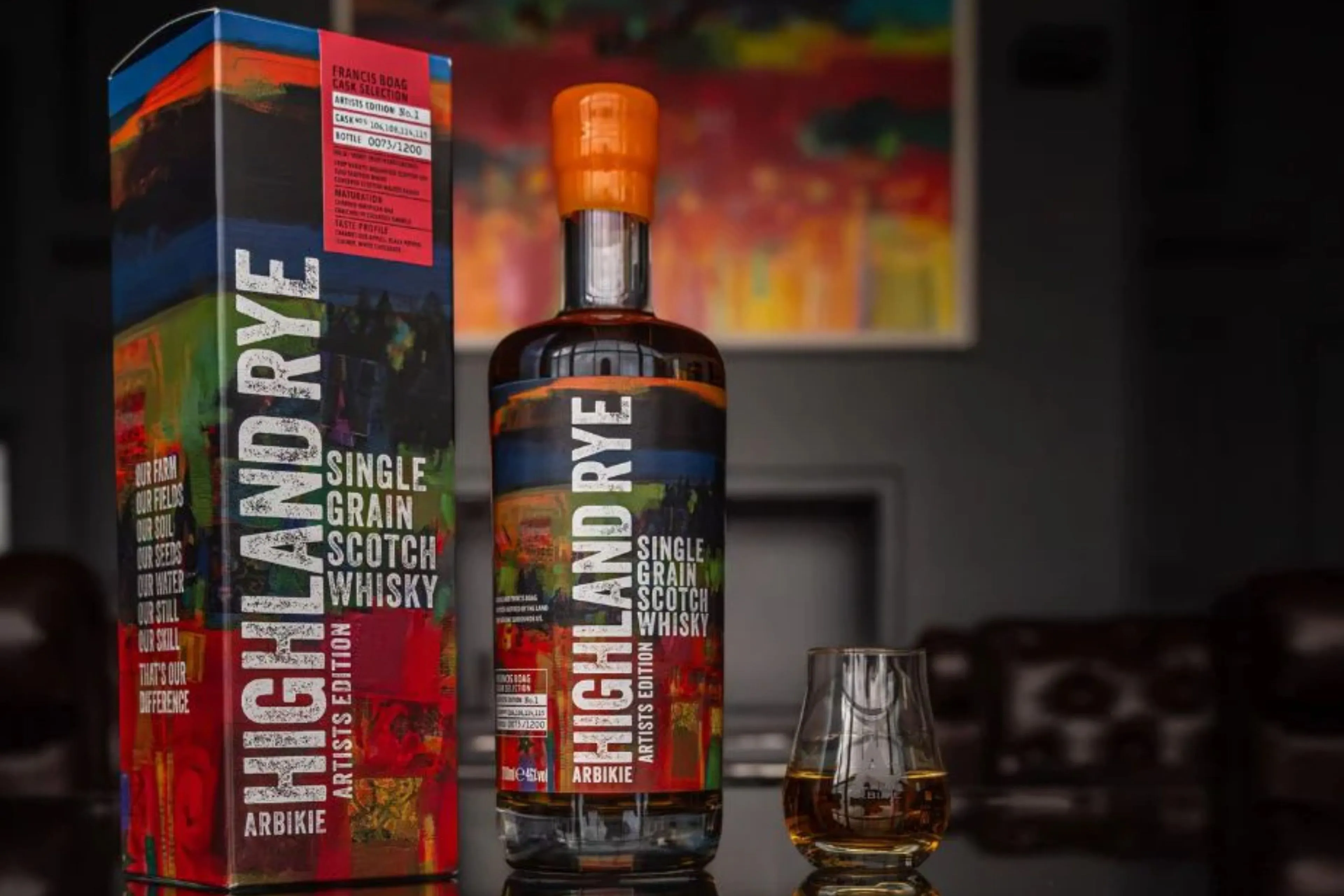 Arbikie combineert kunst met single grain whisky