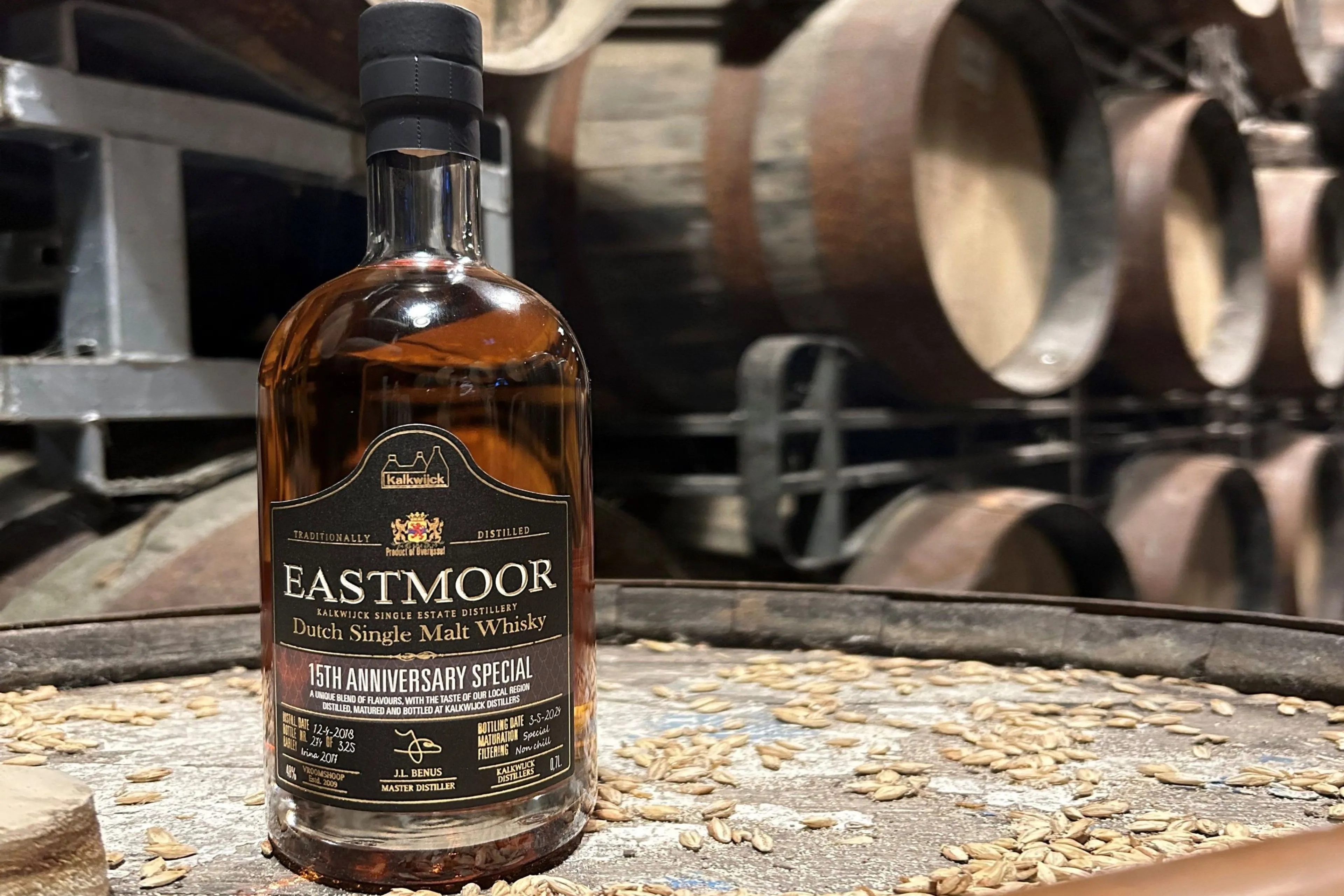 Bijzondere Nederlandse whisky op komst wegens 15-jarig bestaan