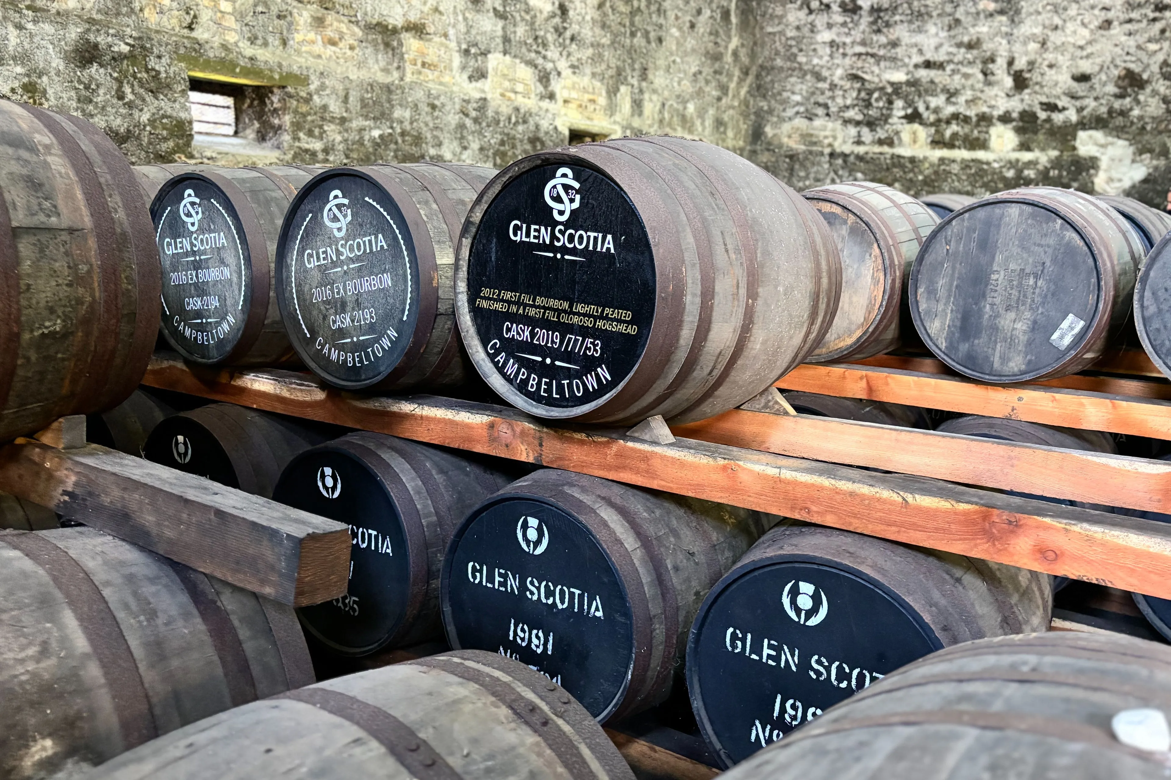 glen scotia dunnage barels