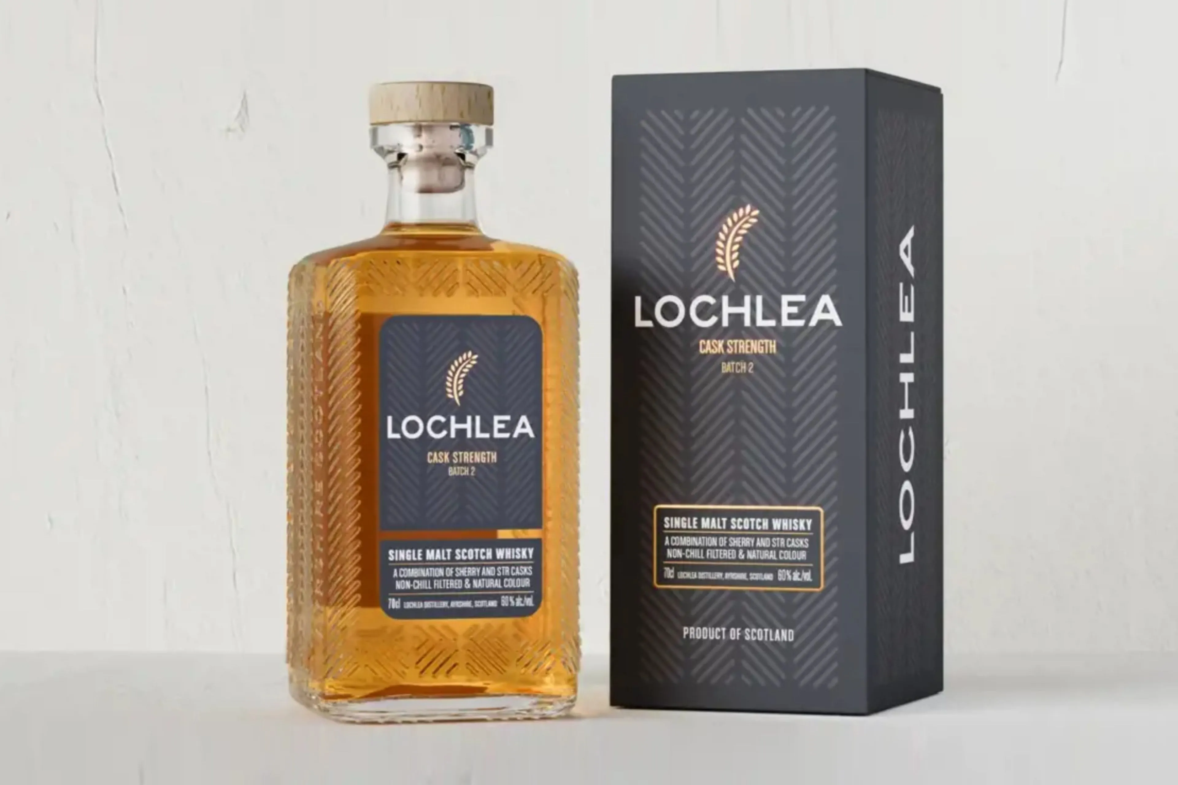 lochlea cask strength batch 2 single malt whisky