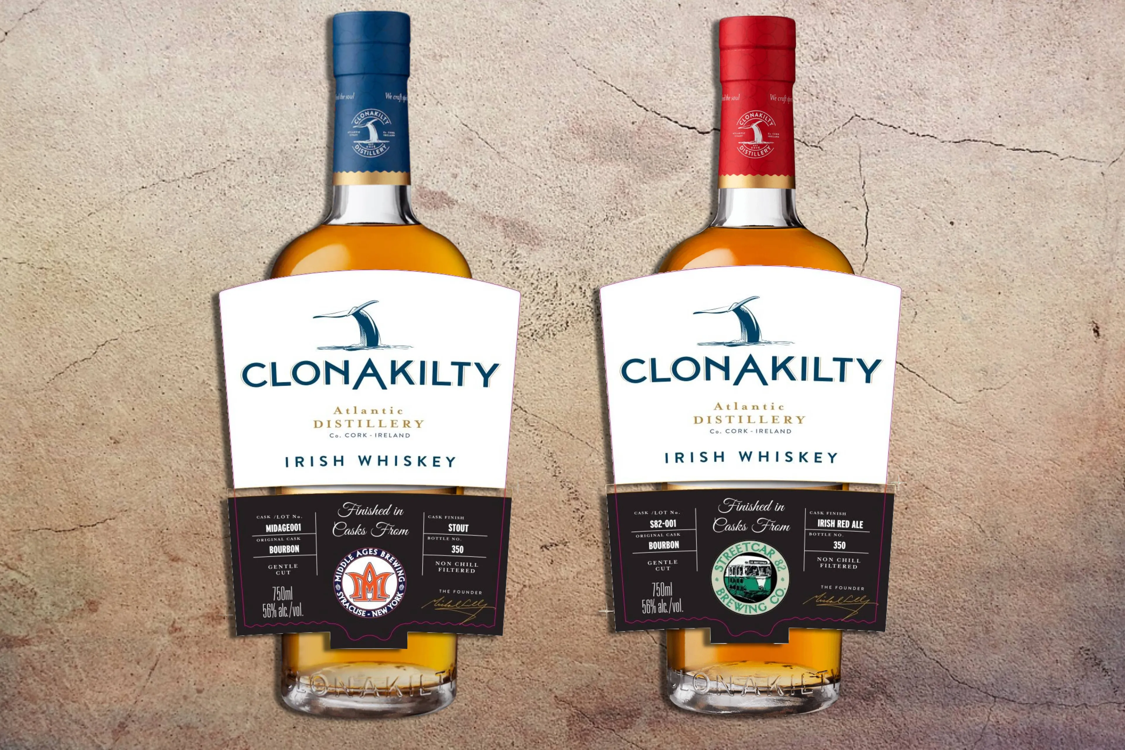 clonakilty labels irish whiskey