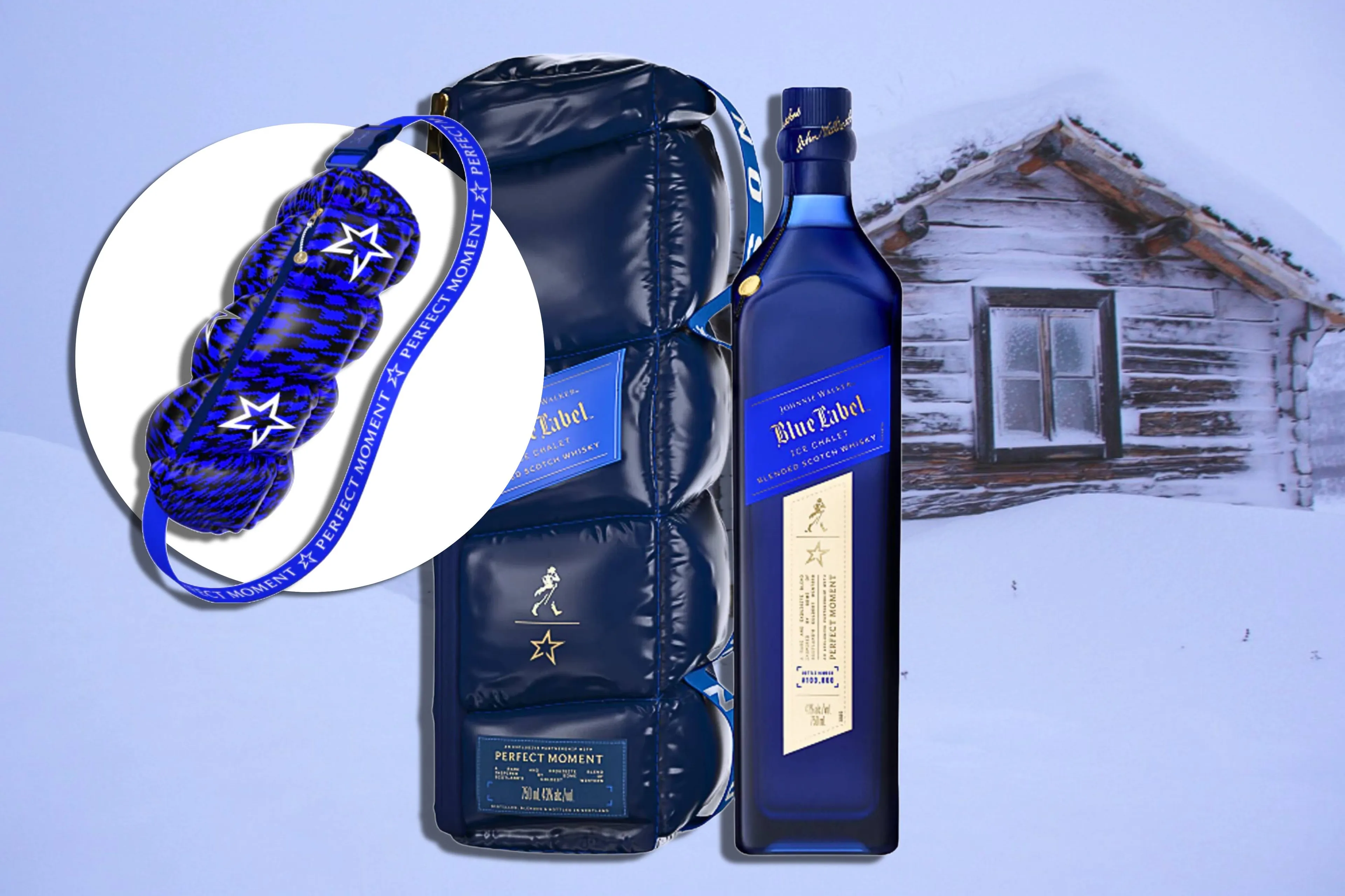 johnnie walker blue label ice chalet