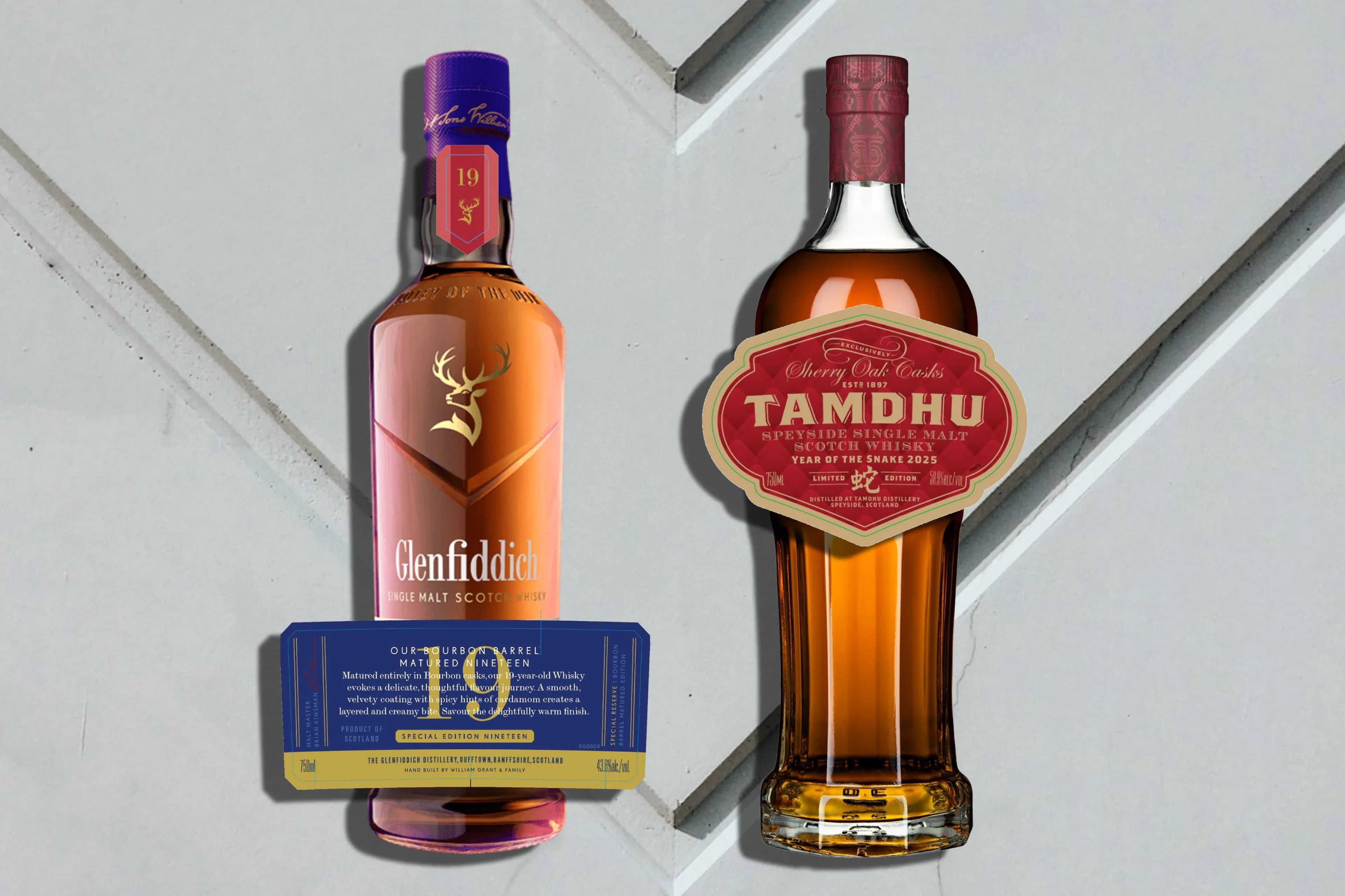 tamdhu en glenfiddich limited edition whisky