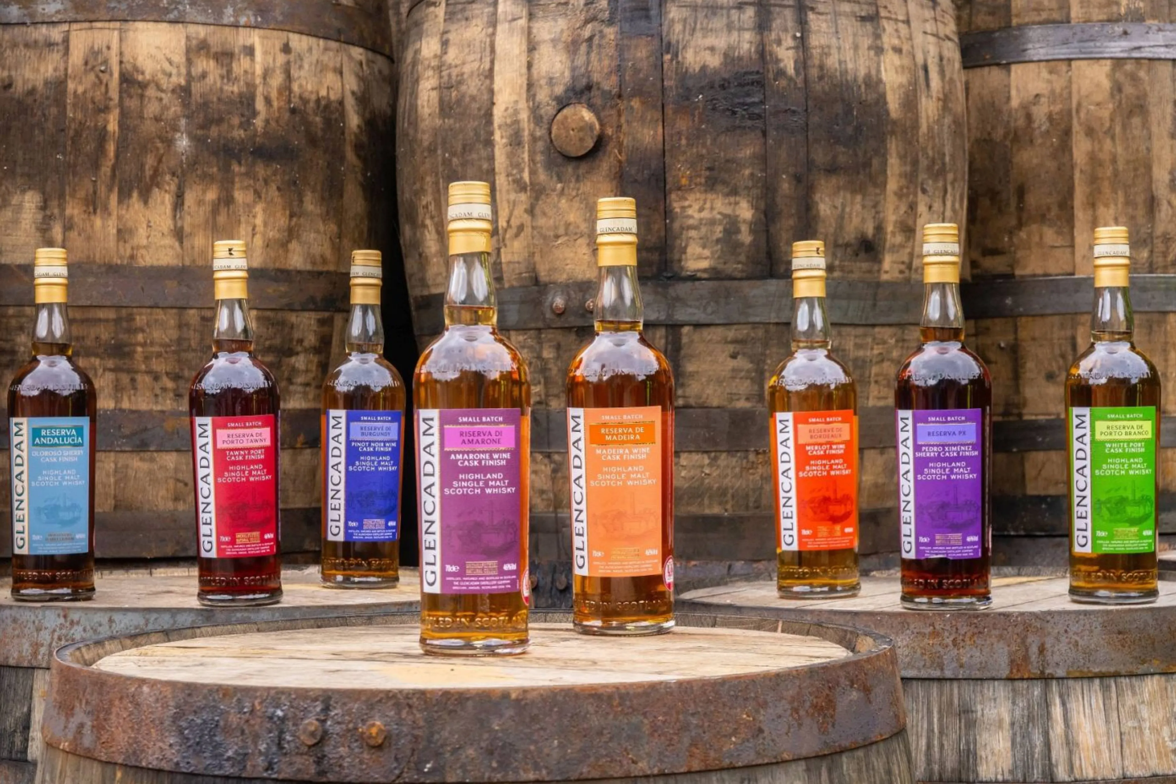 glencadam cask finish collection whiskys