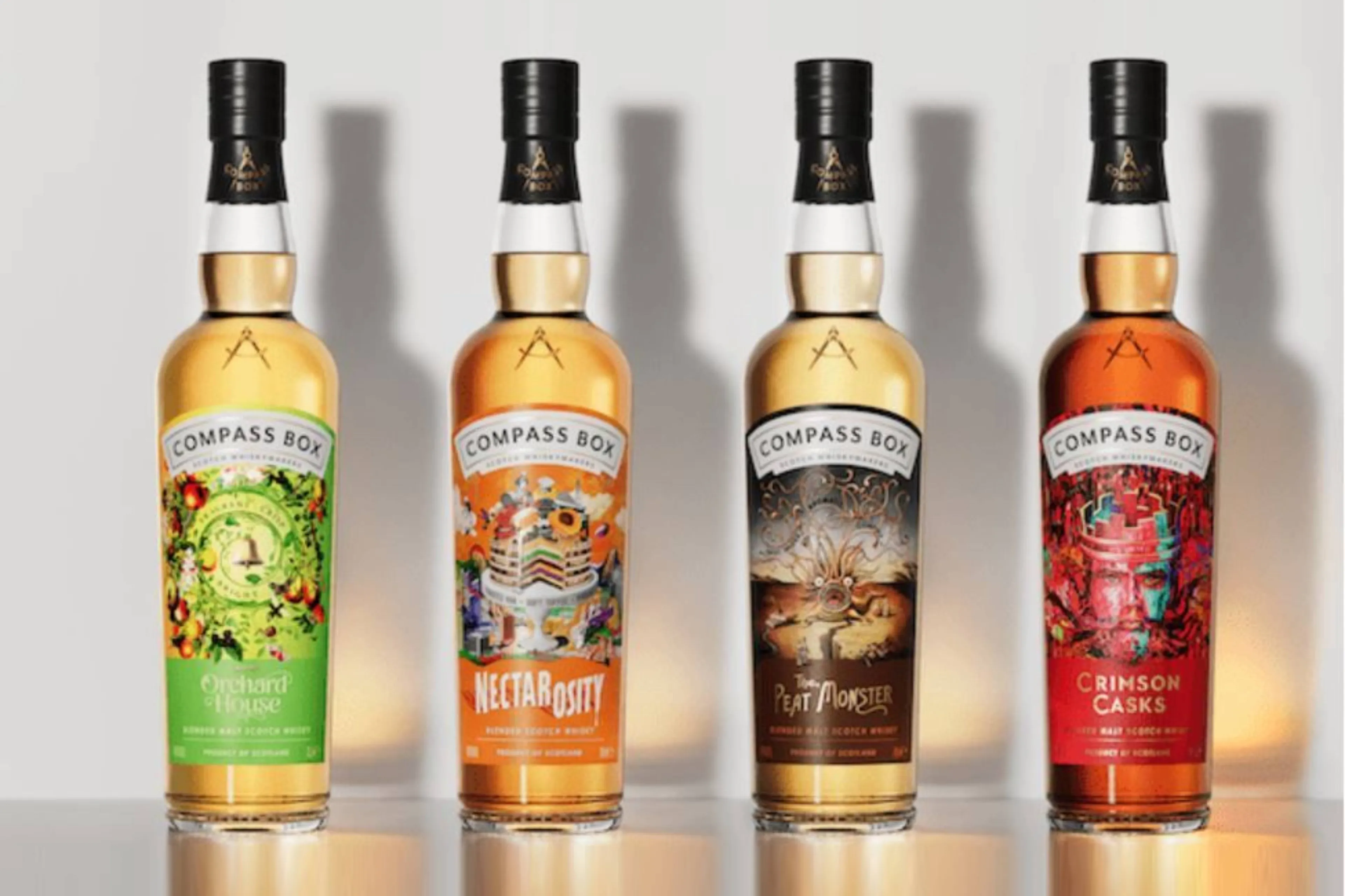 Compass Box past het kernassortiment aan en voegt nieuwe whisky's toe