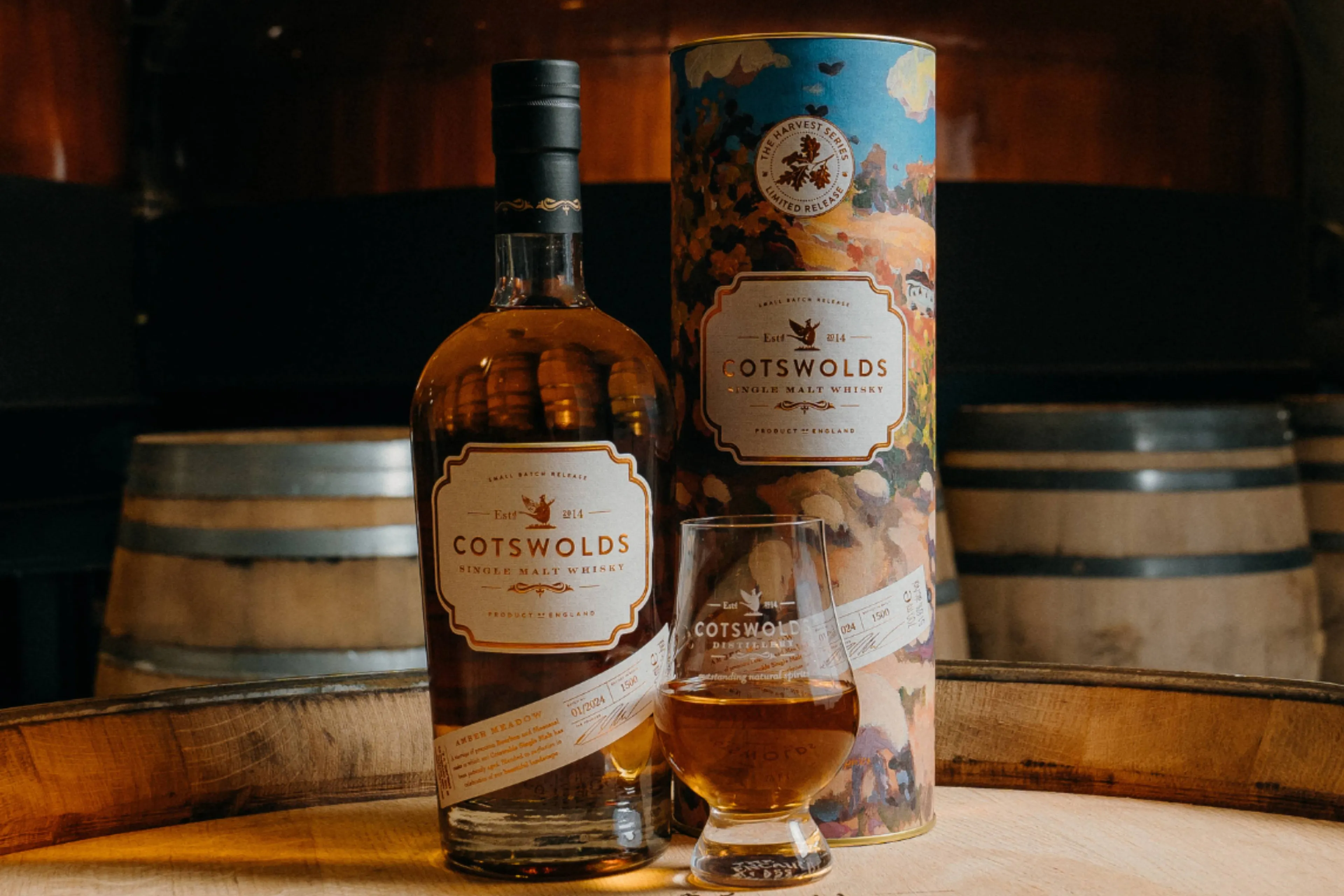 Cotswolds Distillery brengt nieuwe single malt whisky uit die past bij de herfst
