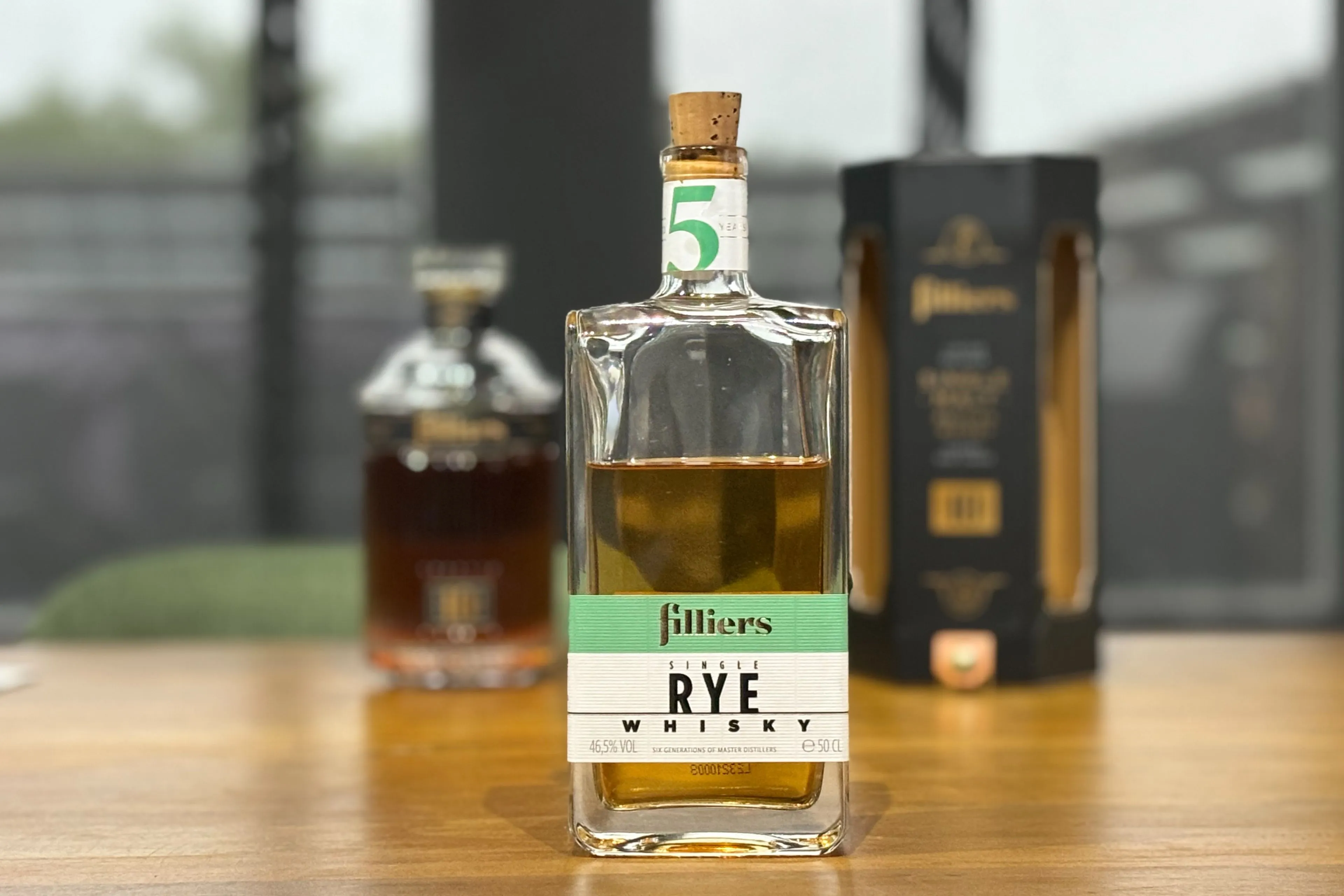 Filliers 5 Years Old Single Rye Whisky proeft naar vanille en chocolade