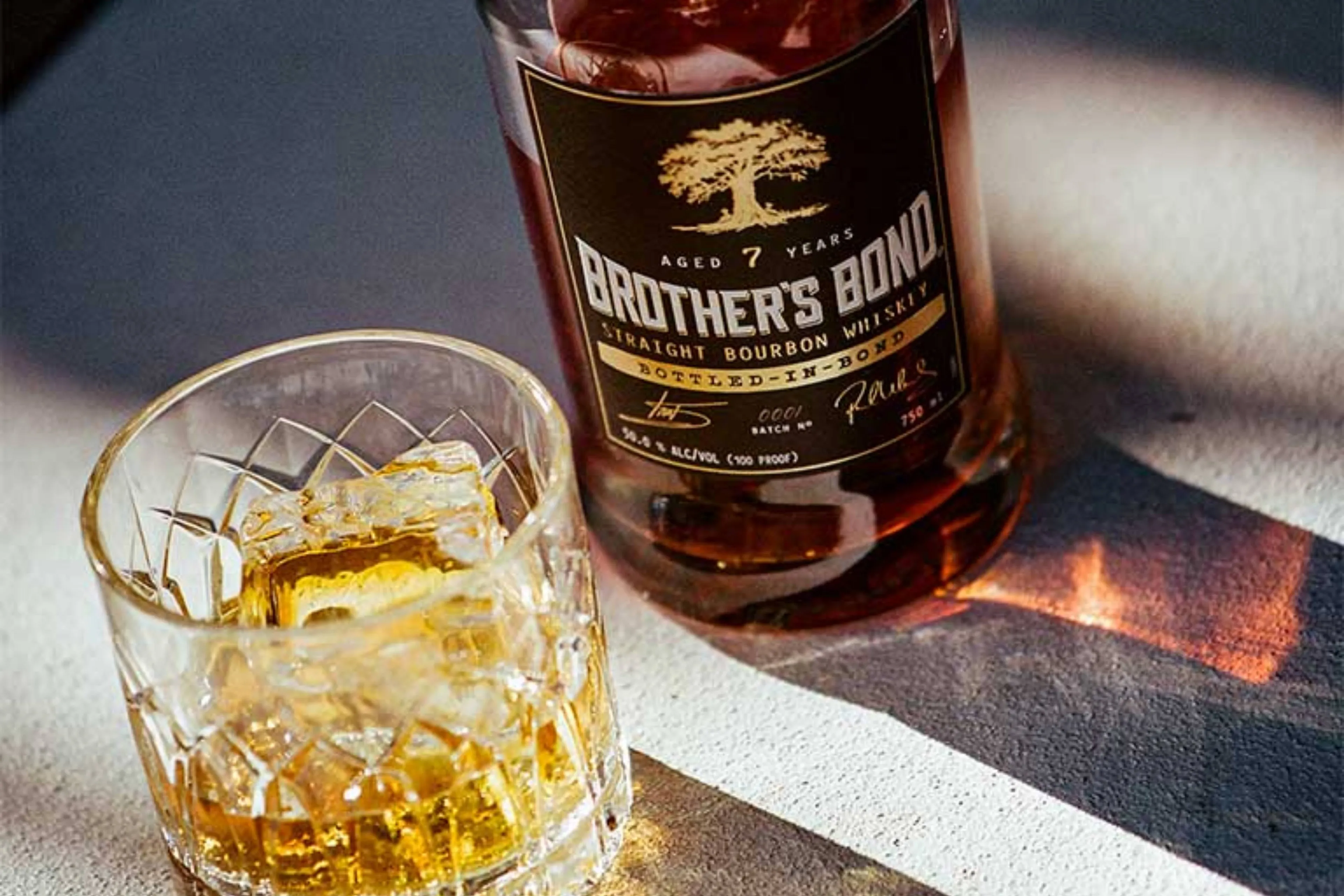 brothers bond bottled in bond 7yo whiskey