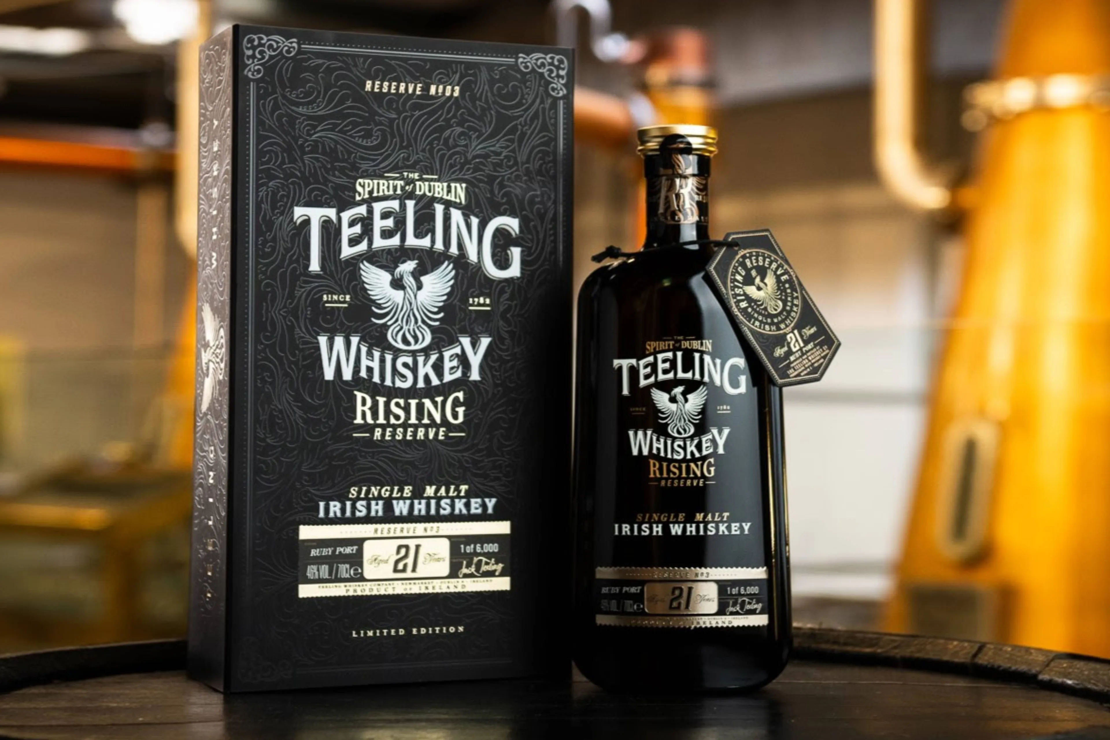 Deze Ierse whiskey is 21 jaar oud en heeft een fruitige finish