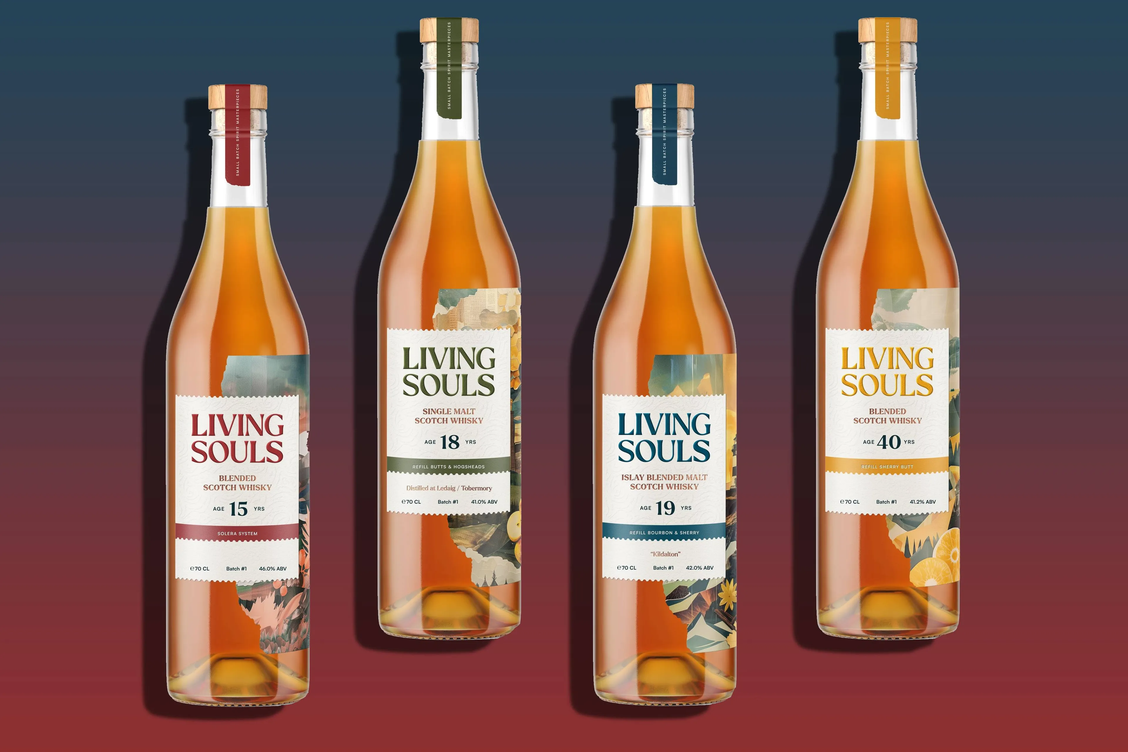 New kid on the block Living Souls debuteert met 40 jarige blended whisky