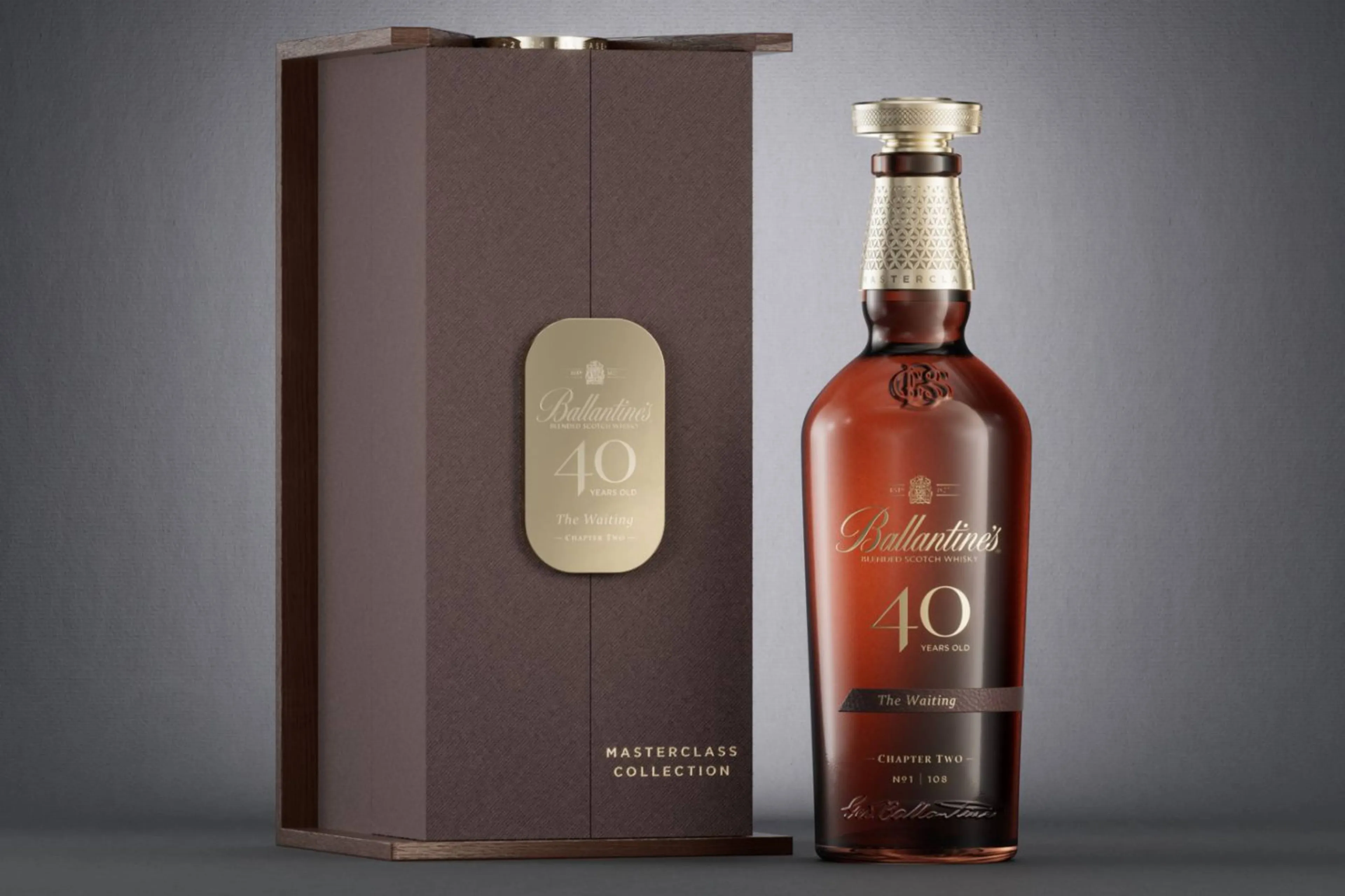ballantines 40 year old the waiting whisky