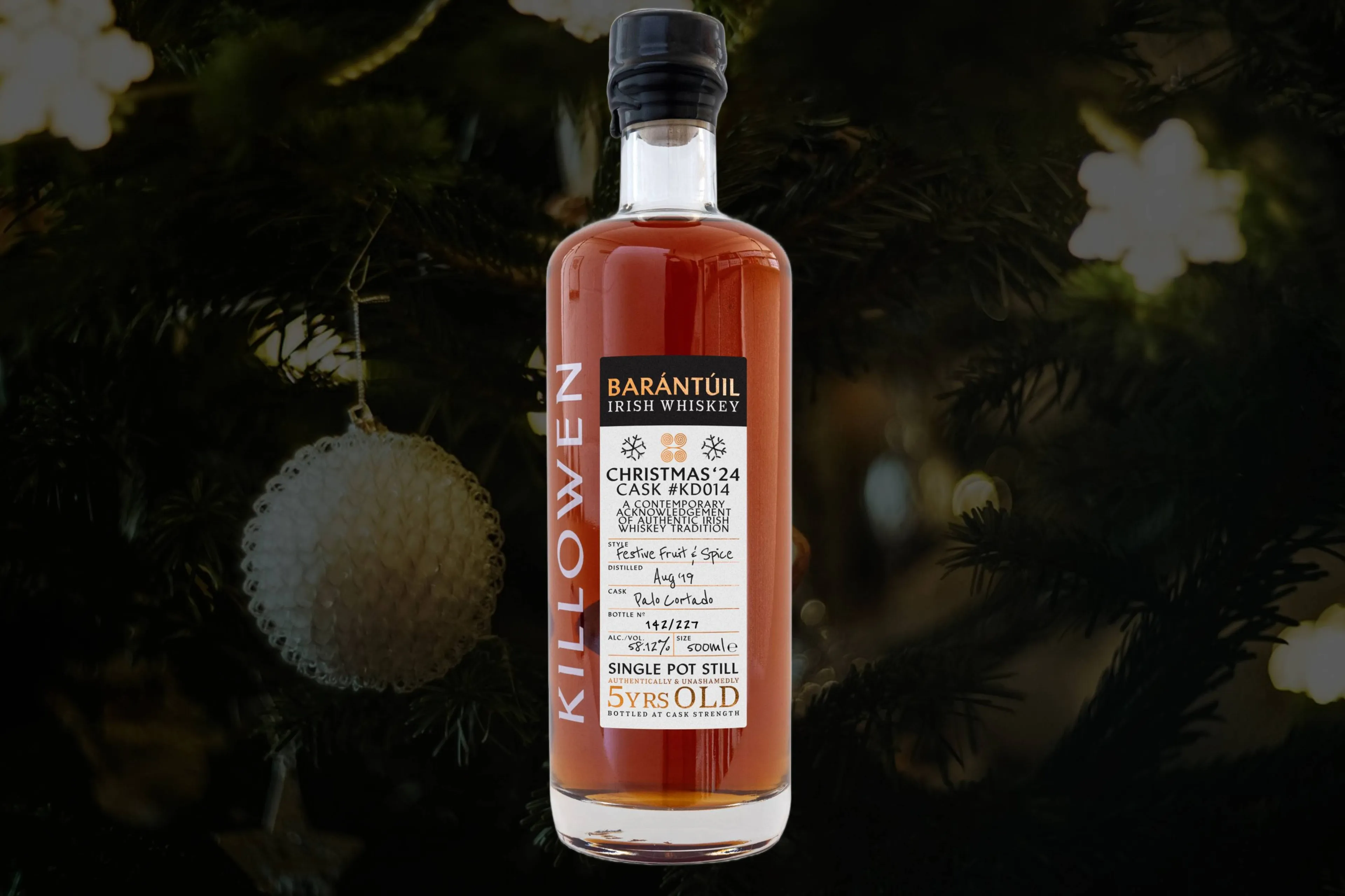 killowen barantuil irish whiskey 5 yo