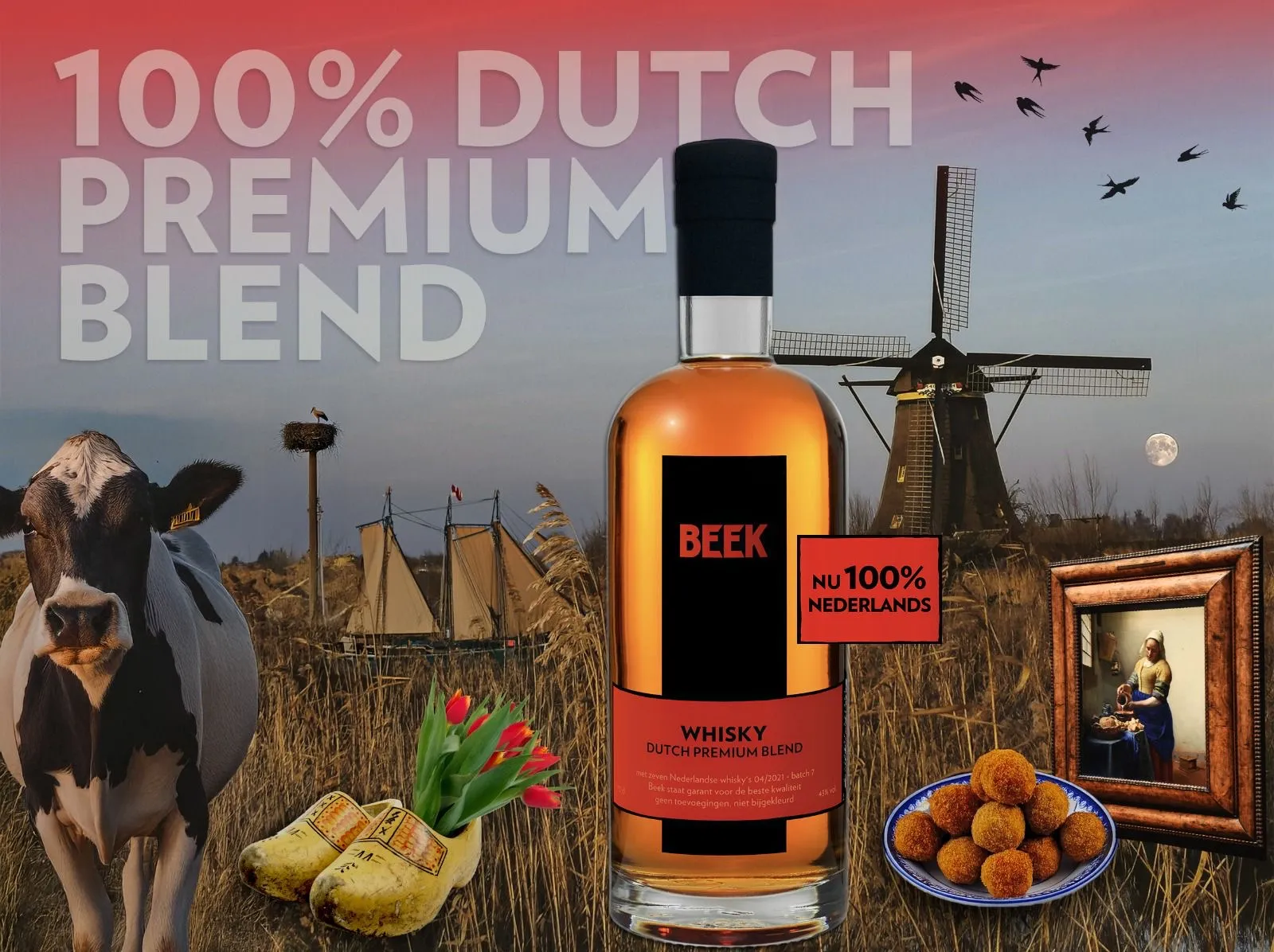 Uniek in de whiskywereld: Dutch Premium Blended Whisky bevat 100% Nederlands graan