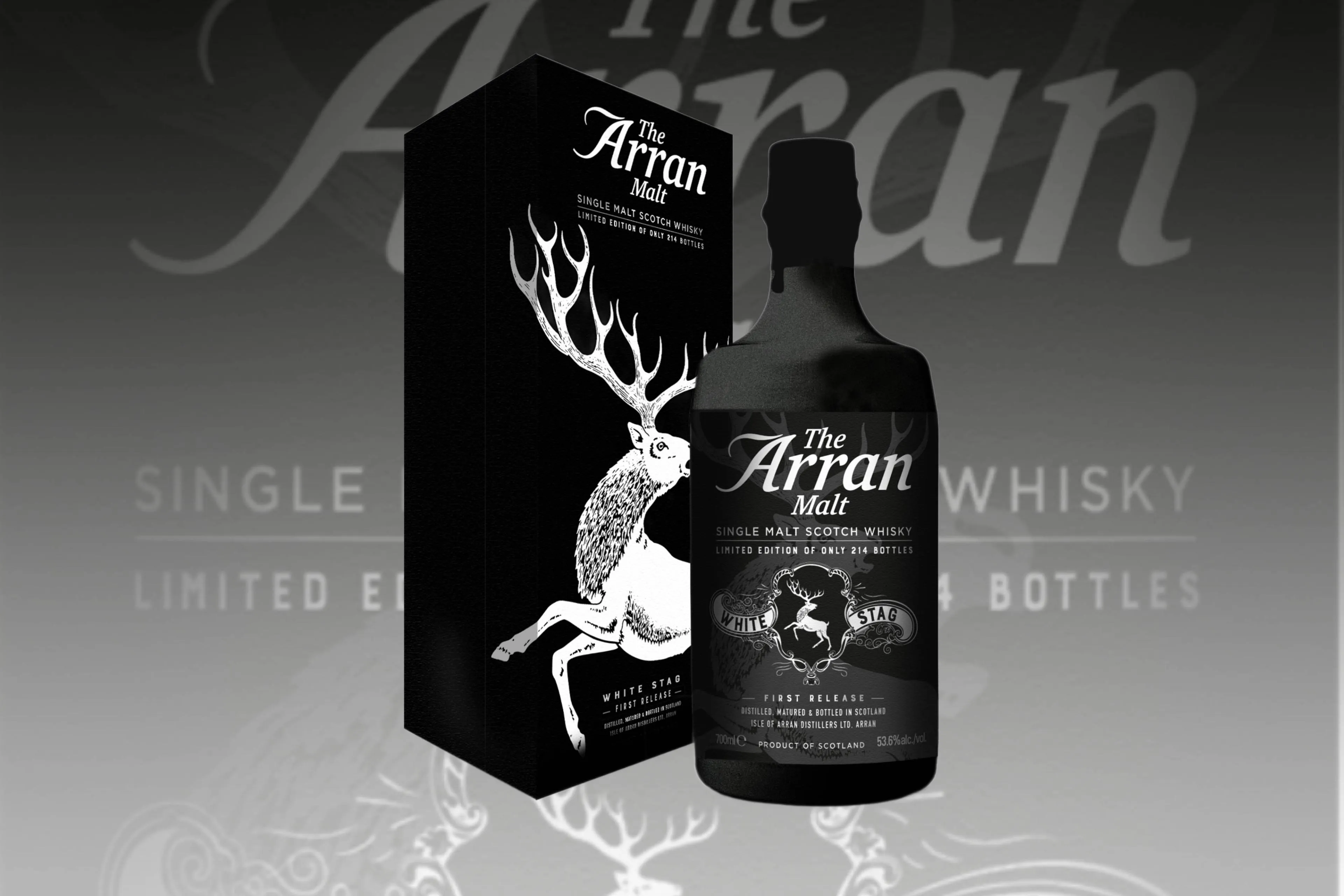 arran white stag first release whisky 1
