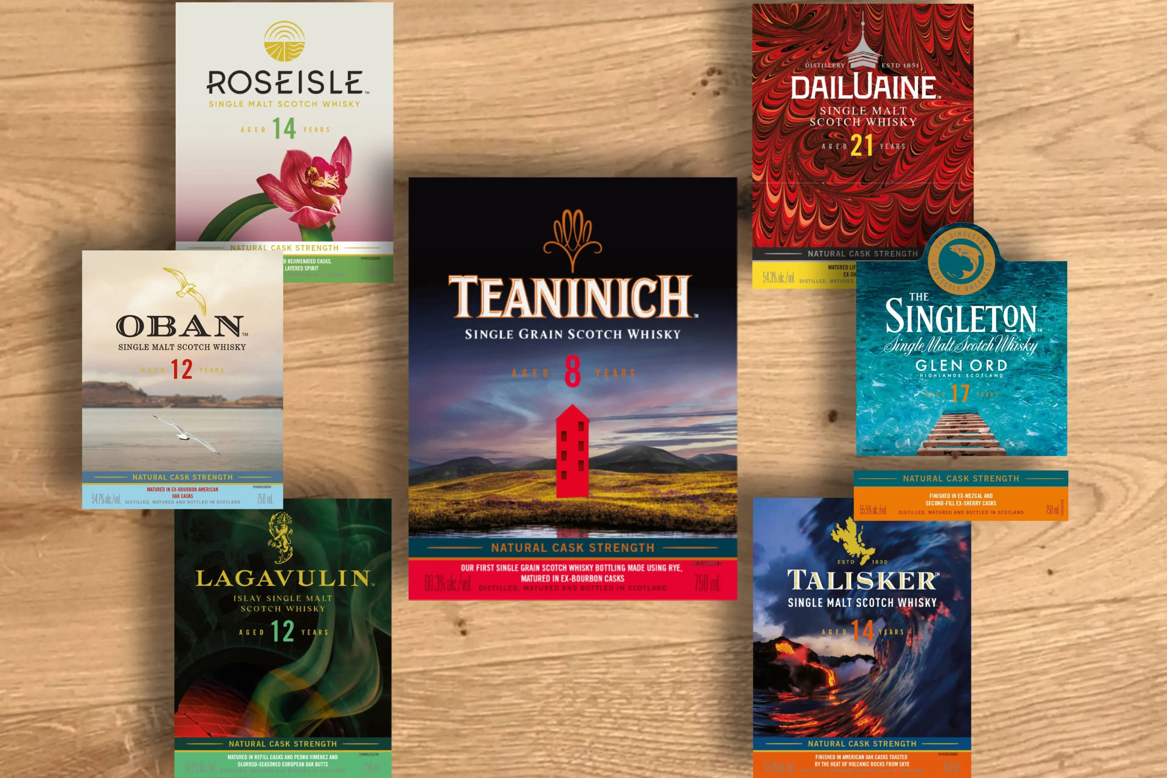 De labels van de DIageo Special Releases 2025