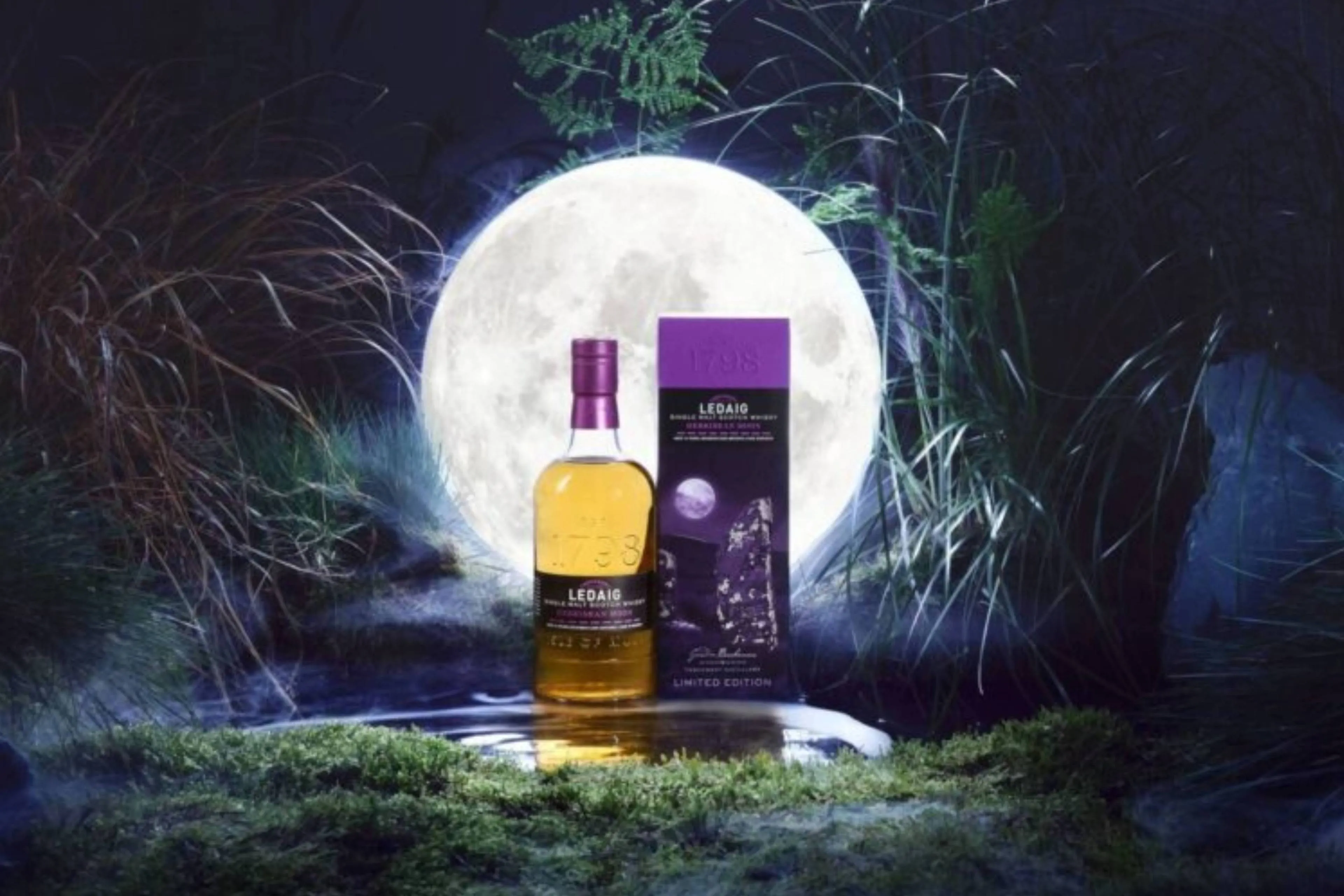 Ledaig 10 year old Hebridean Moon Cask Strength whisky