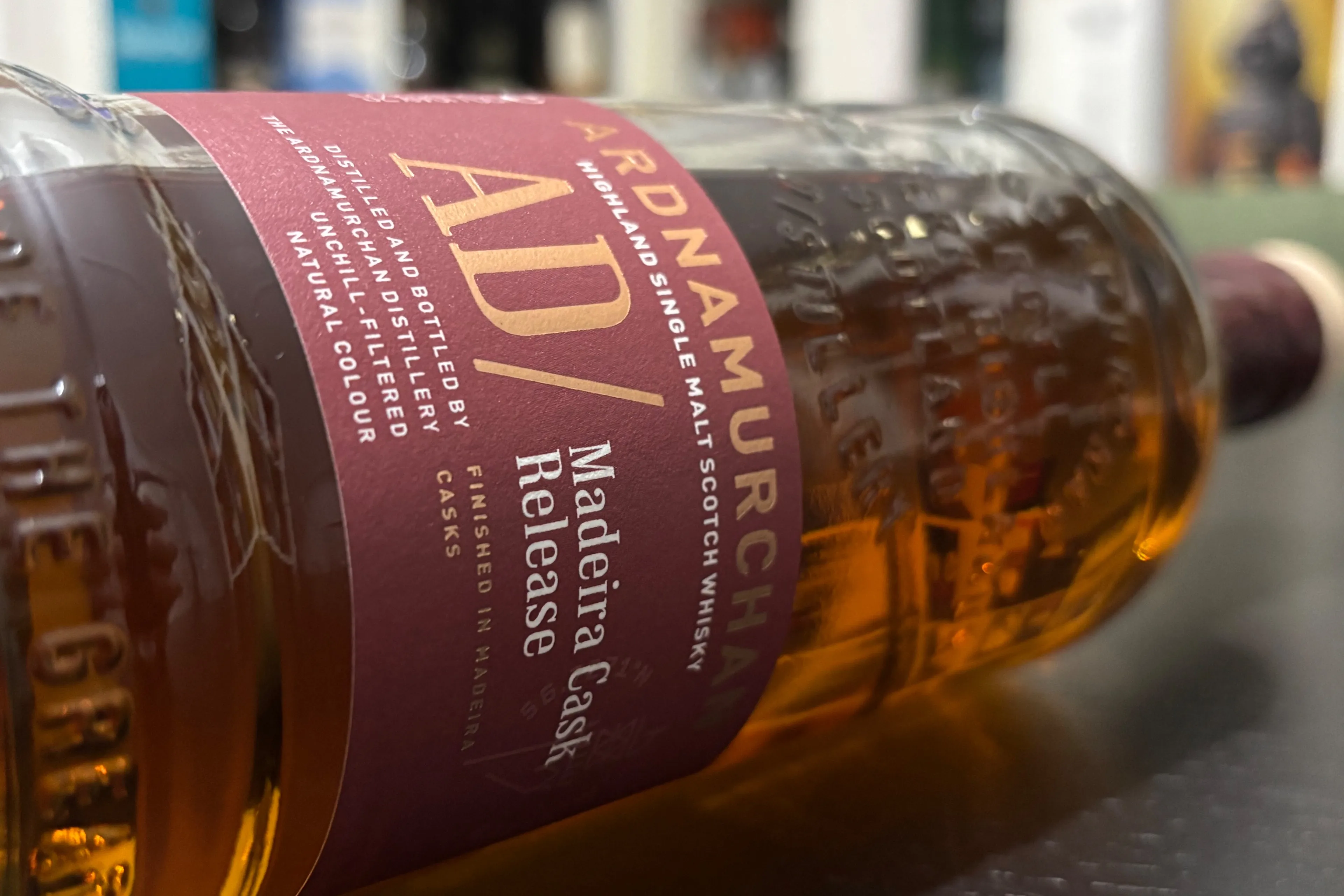 Ardnamurchan madeira cask 2025 Label zoomin