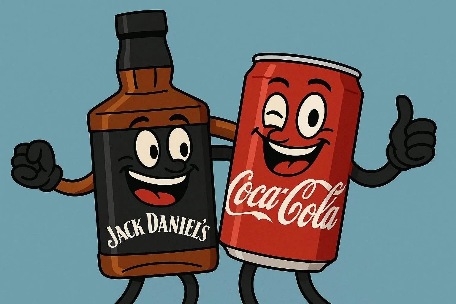 Jack Daniel's coca-cola whiskey RTD