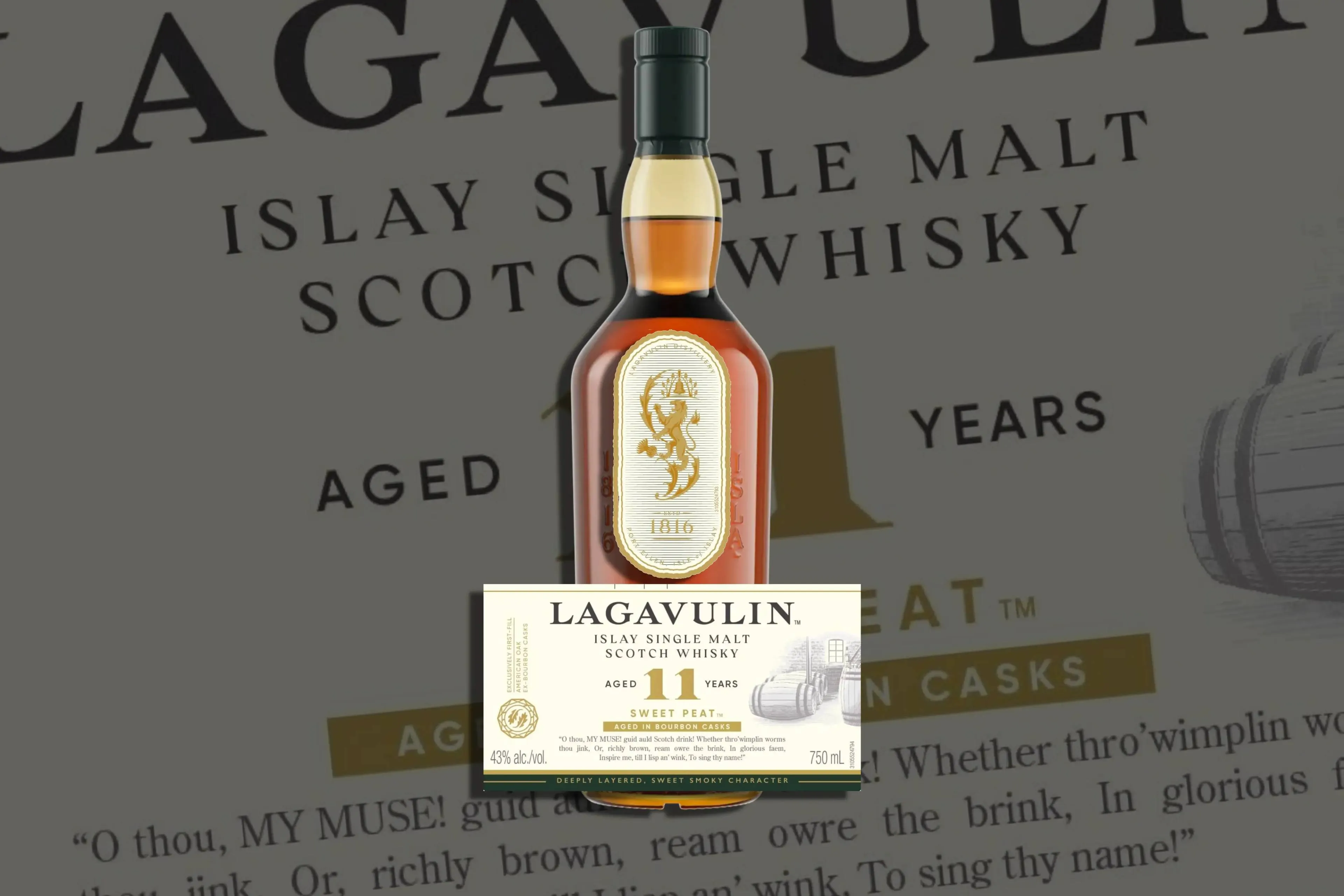 Lagavulin 11 Year Old Sweet Peat