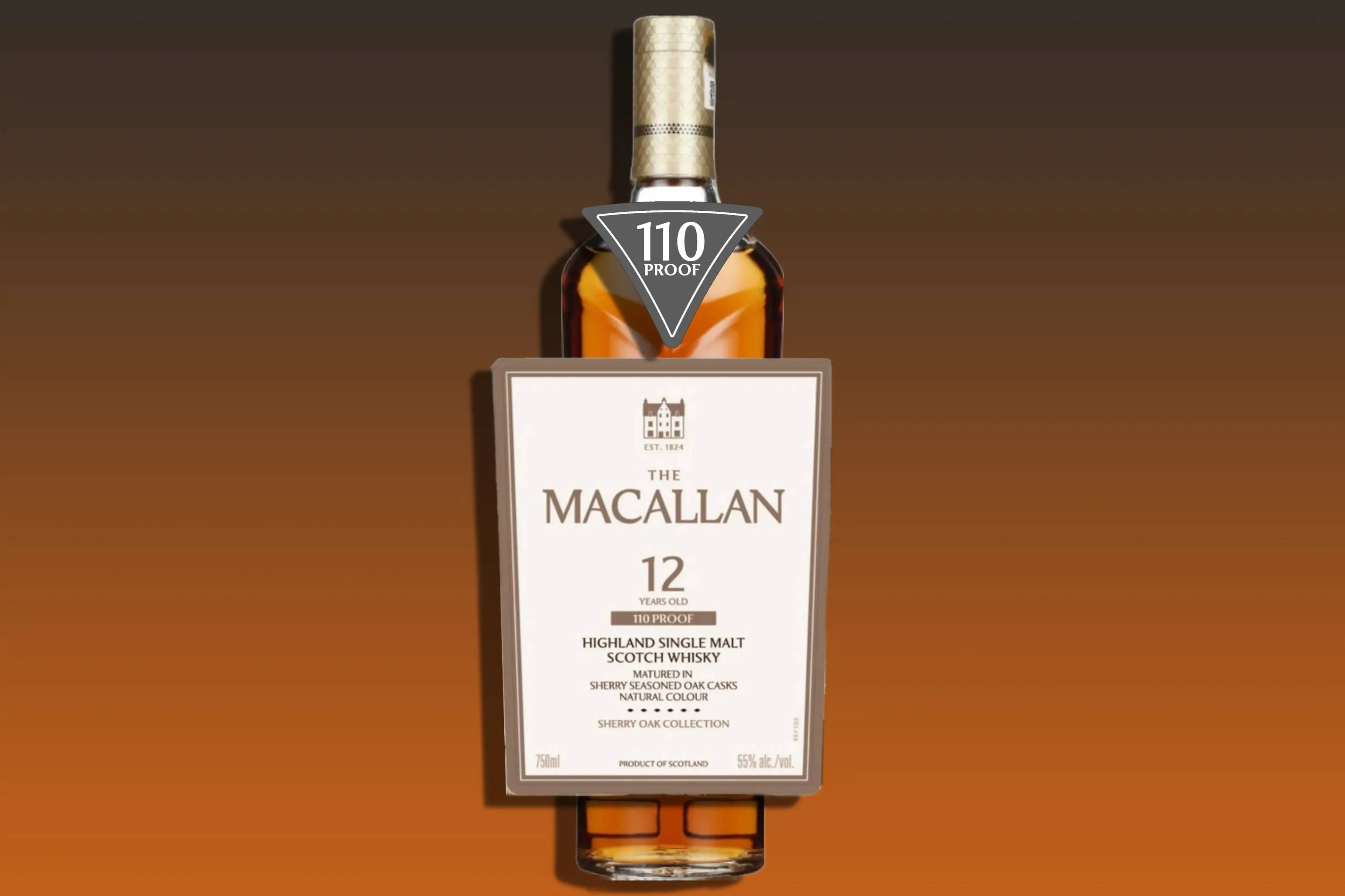 the macallan 110 proof sherry oak collection whisky 1jpg