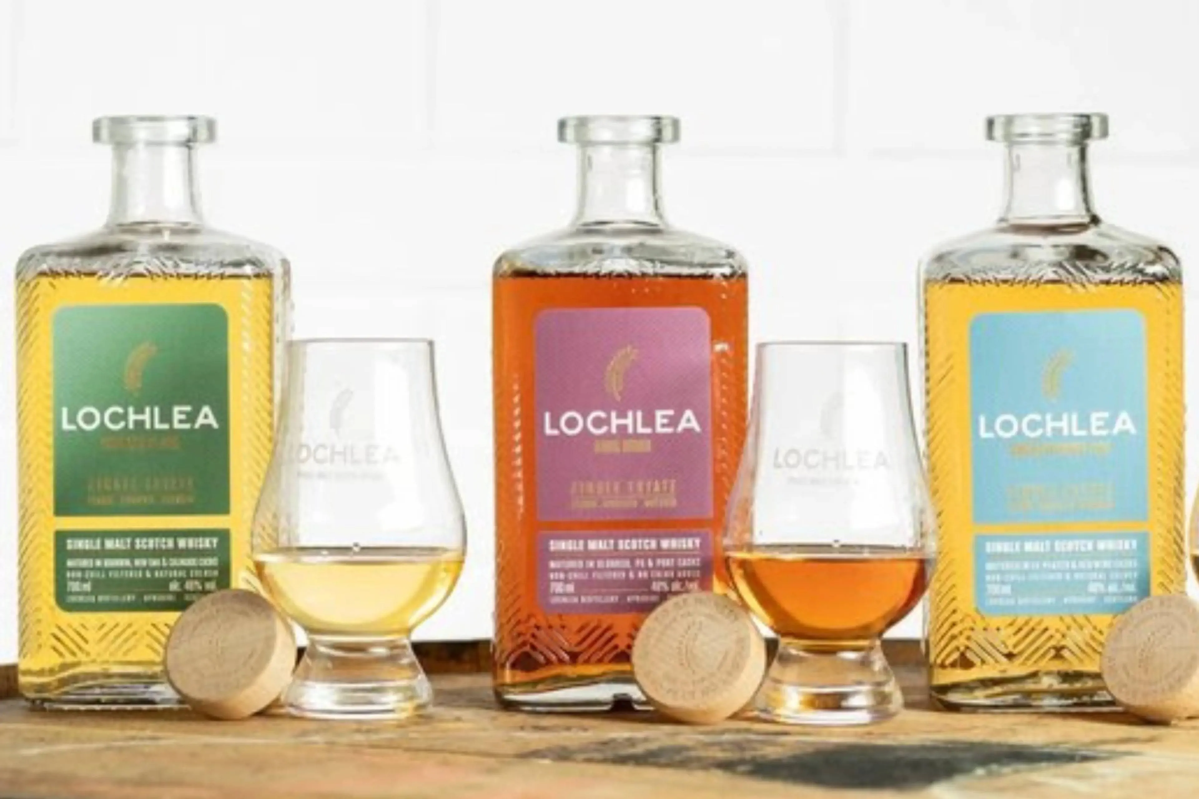 Lochlea Core Range whiskies (1)