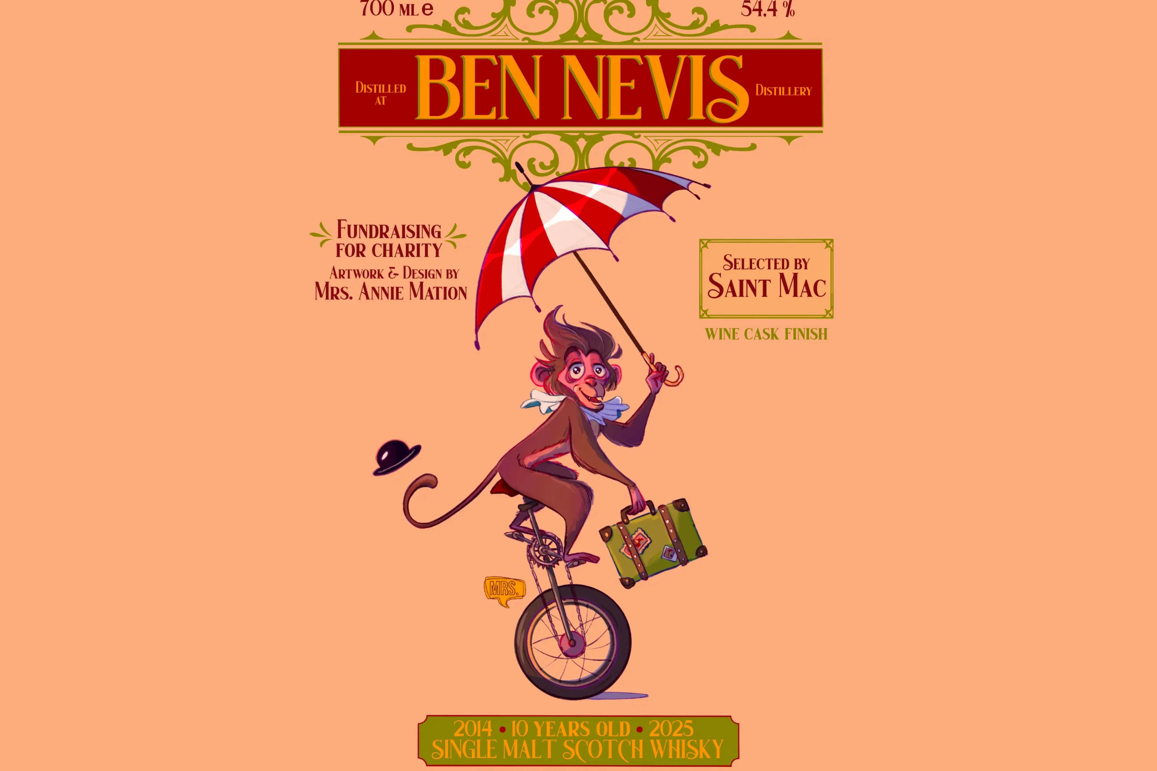 Saint Mac Ben Nevis 10 Year Old Charity Botteling whisky